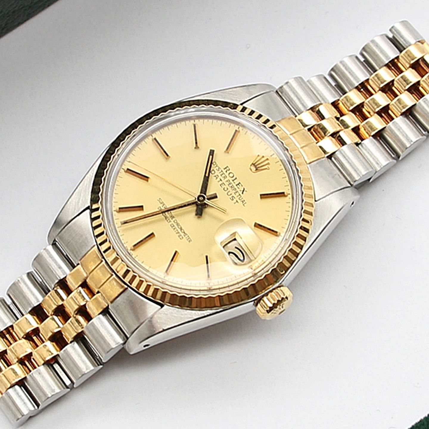 Rolex Datejust 36 16013 (Onbekend (willekeurig serienummer)) - 36mm Goud/Staal (1/7)