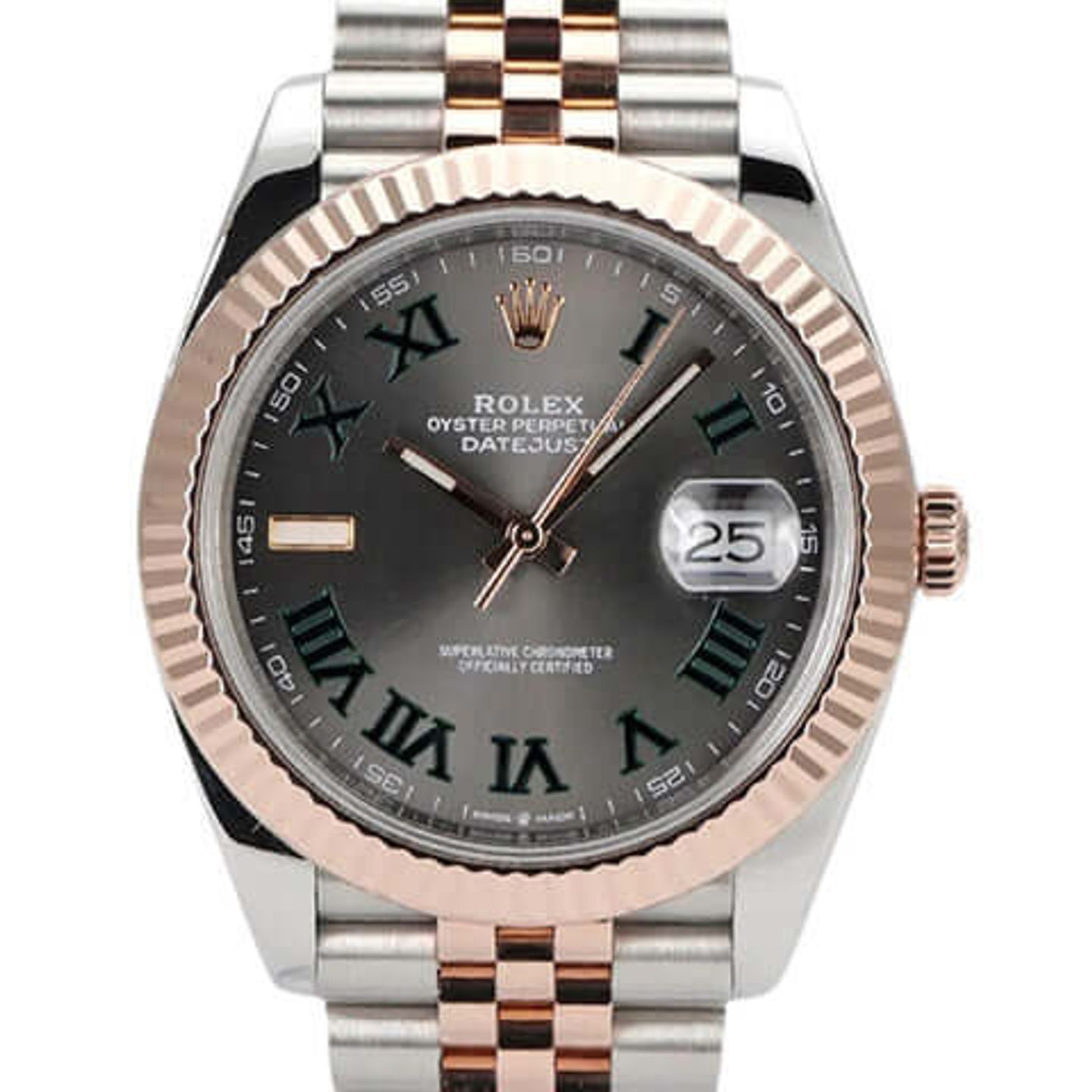 Rolex Datejust 41 126331 (2020) - Grey dial 41 mm Steel case (1/8)