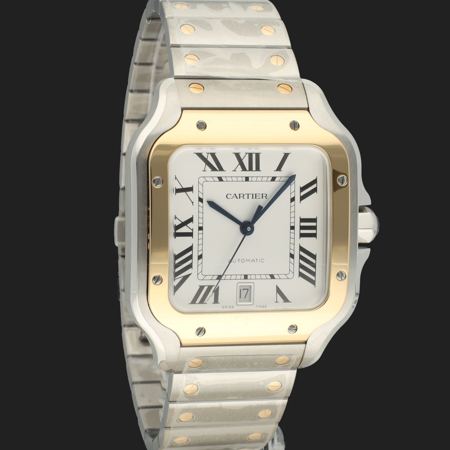 Cartier Santos W2SA0009 (2024) - Silver dial 40 mm Steel case (4/8)