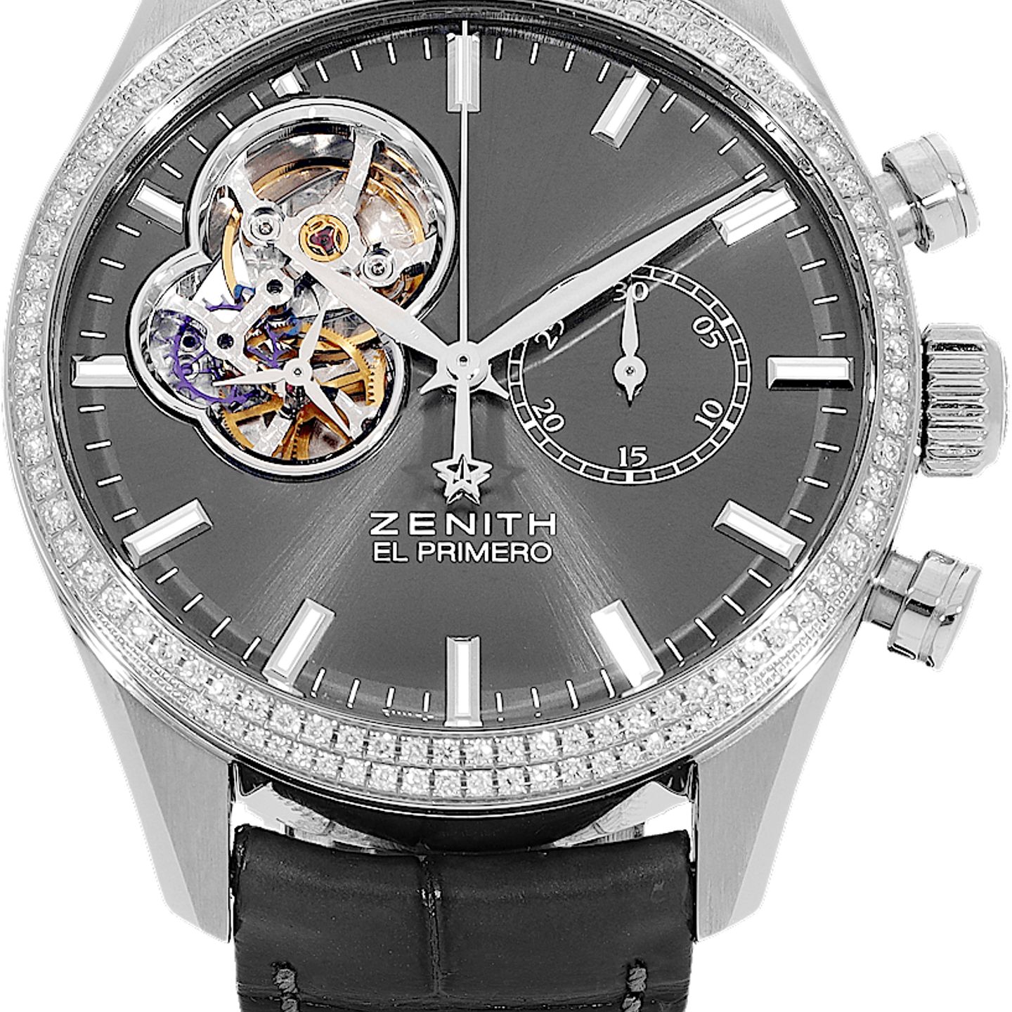 Zenith El Primero Chronomaster Lady 16.2150.4062/91.C760 (2021) - Grey dial 38 mm Steel case (2/5)