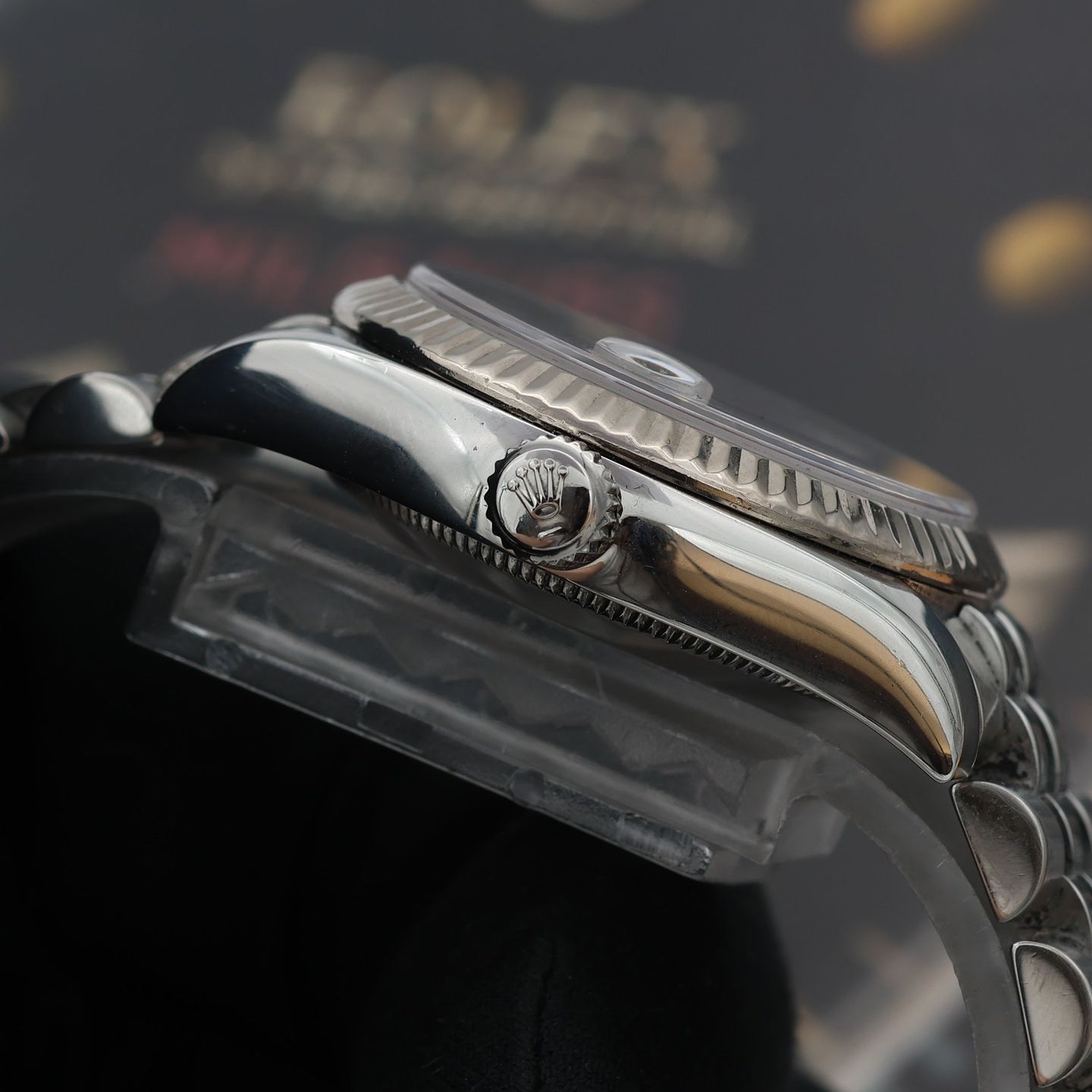 Rolex Datejust 31 178274 (Unknown (random serial)) - Blue dial 31 mm Steel case (8/8)