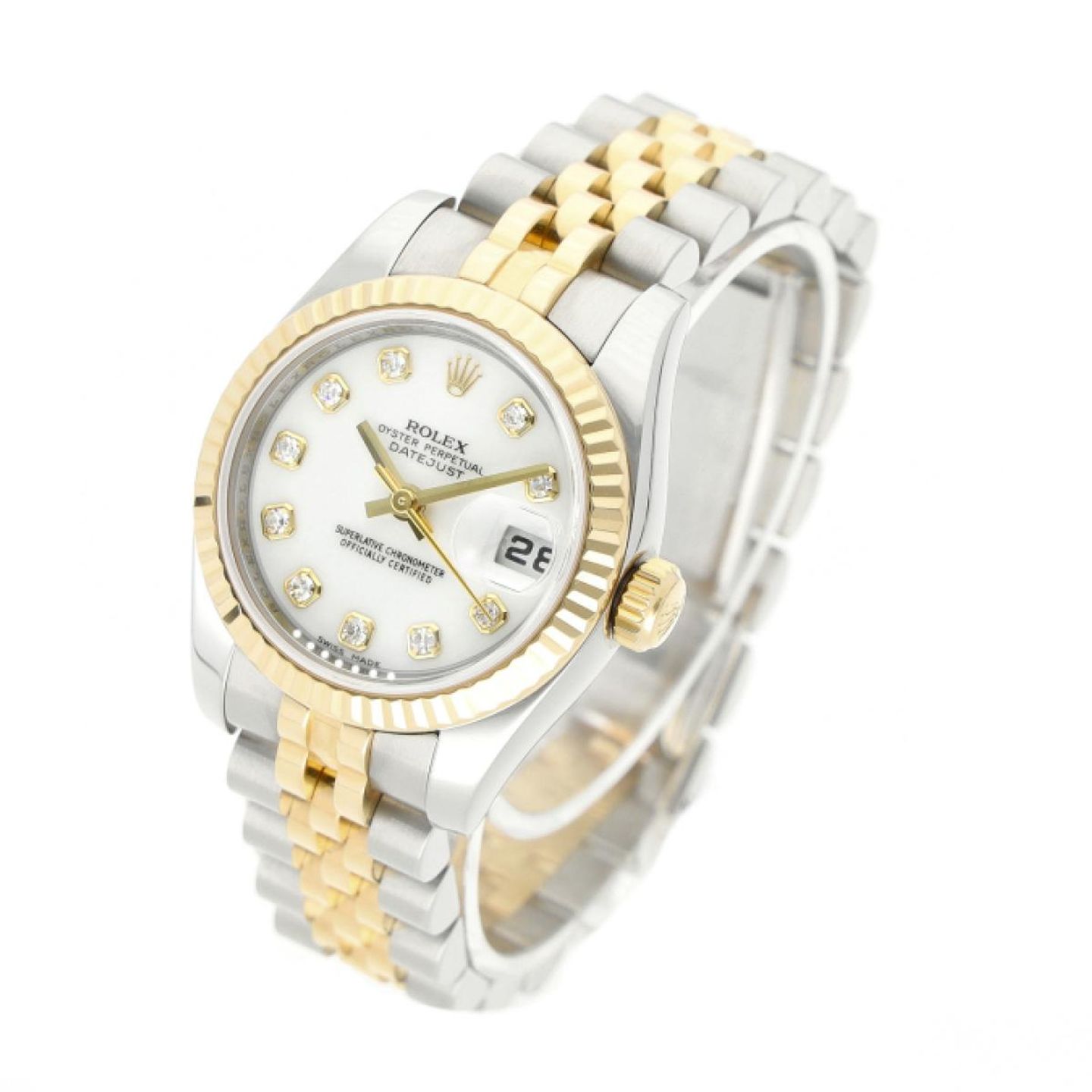 Rolex Lady-Datejust 179173 (2010) - 26mm Goud/Staal (2/5)