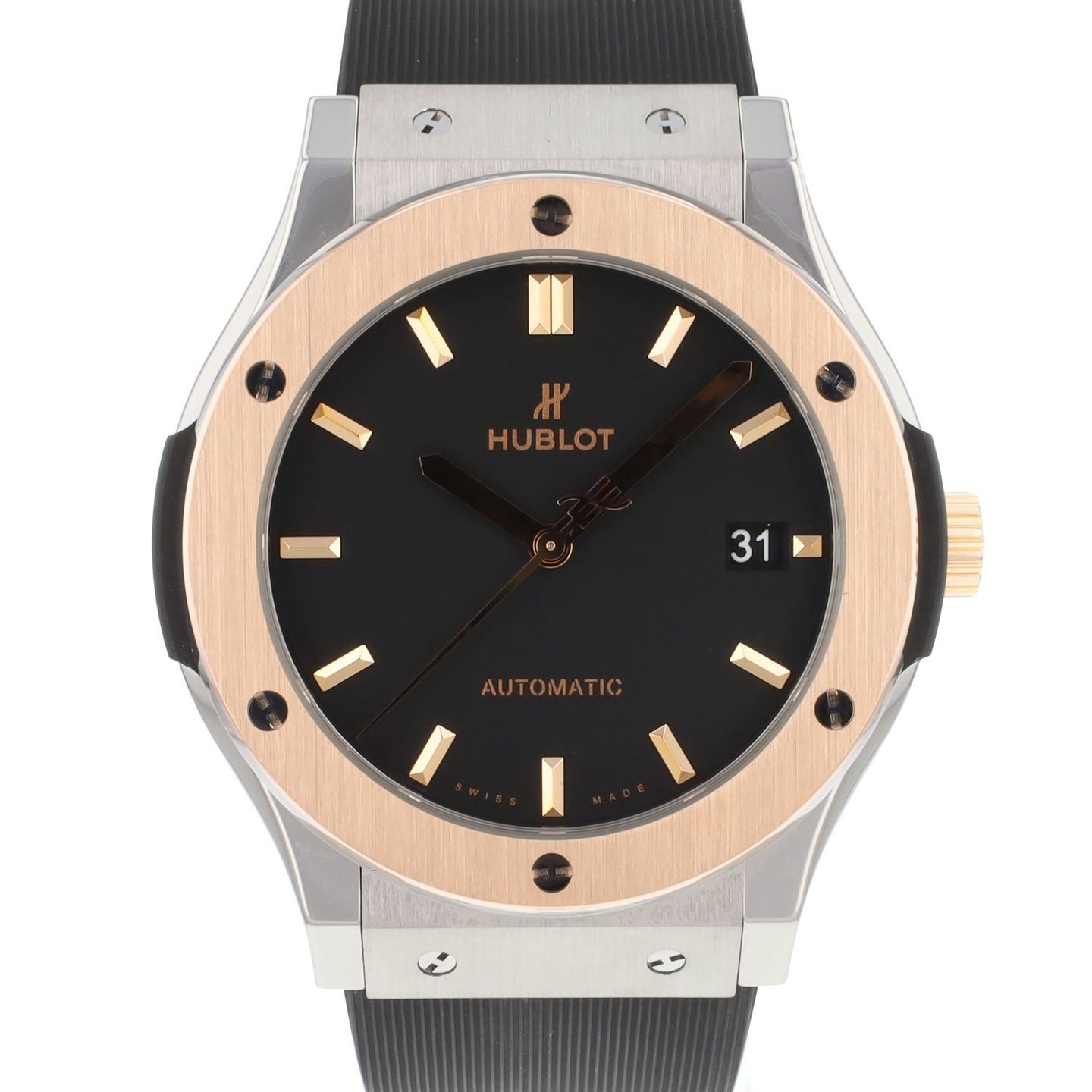 Hublot Classic Fusion 511.NO.1181.RX (2018) - Zwart wijzerplaat 45mm Titanium (1/3)