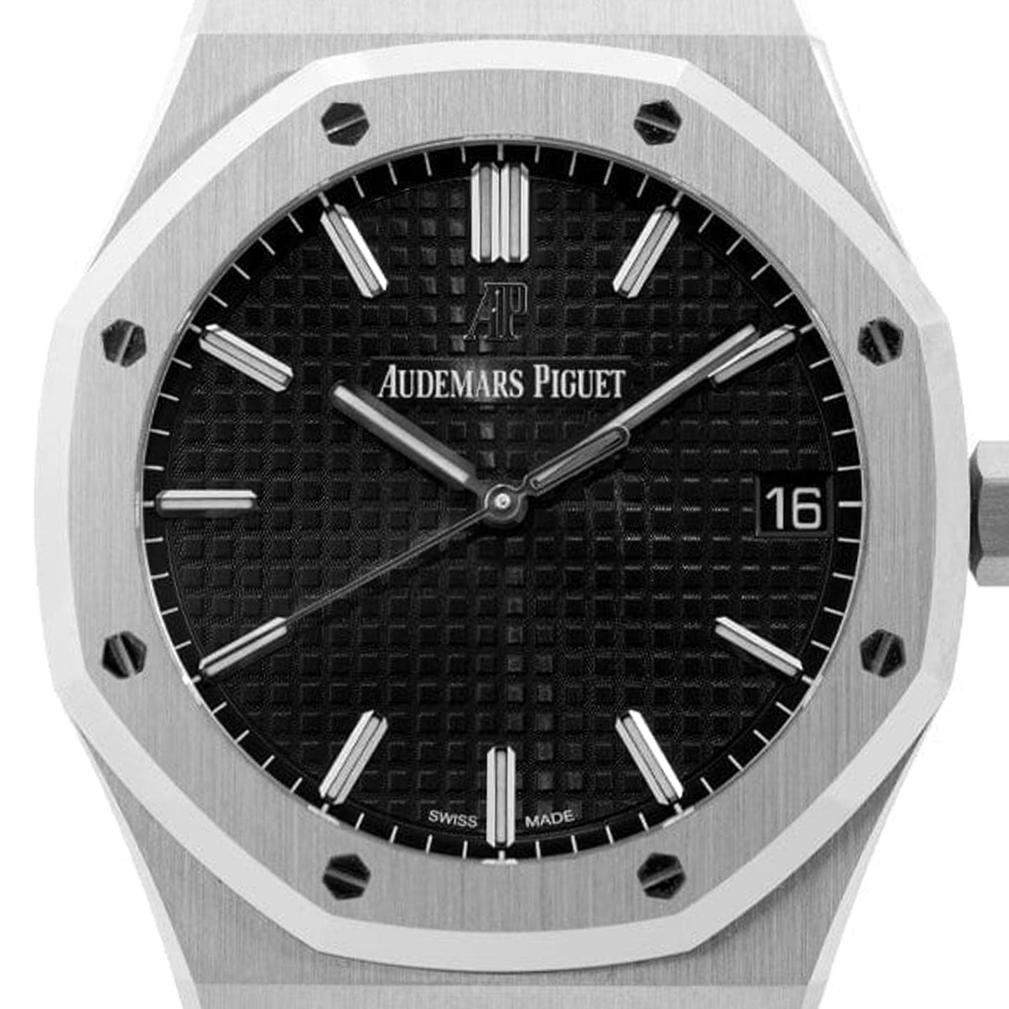 Audemars Piguet Royal Oak Selfwinding 15500ST.OO.1220ST.03 (2021) - Zwart wijzerplaat 41mm Staal (2/8)