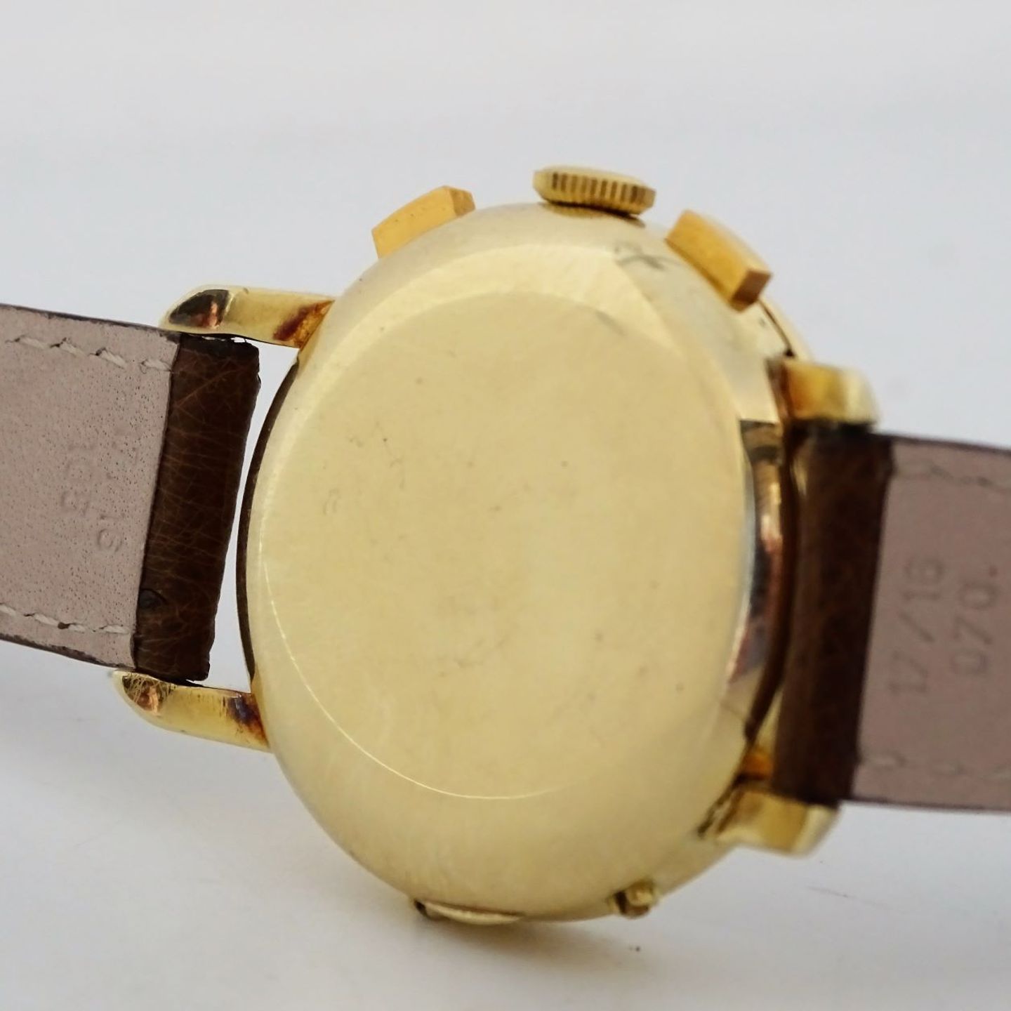 Marvin Vintage Unknown (1950) - White dial 35 mm Yellow Gold case (5/8)