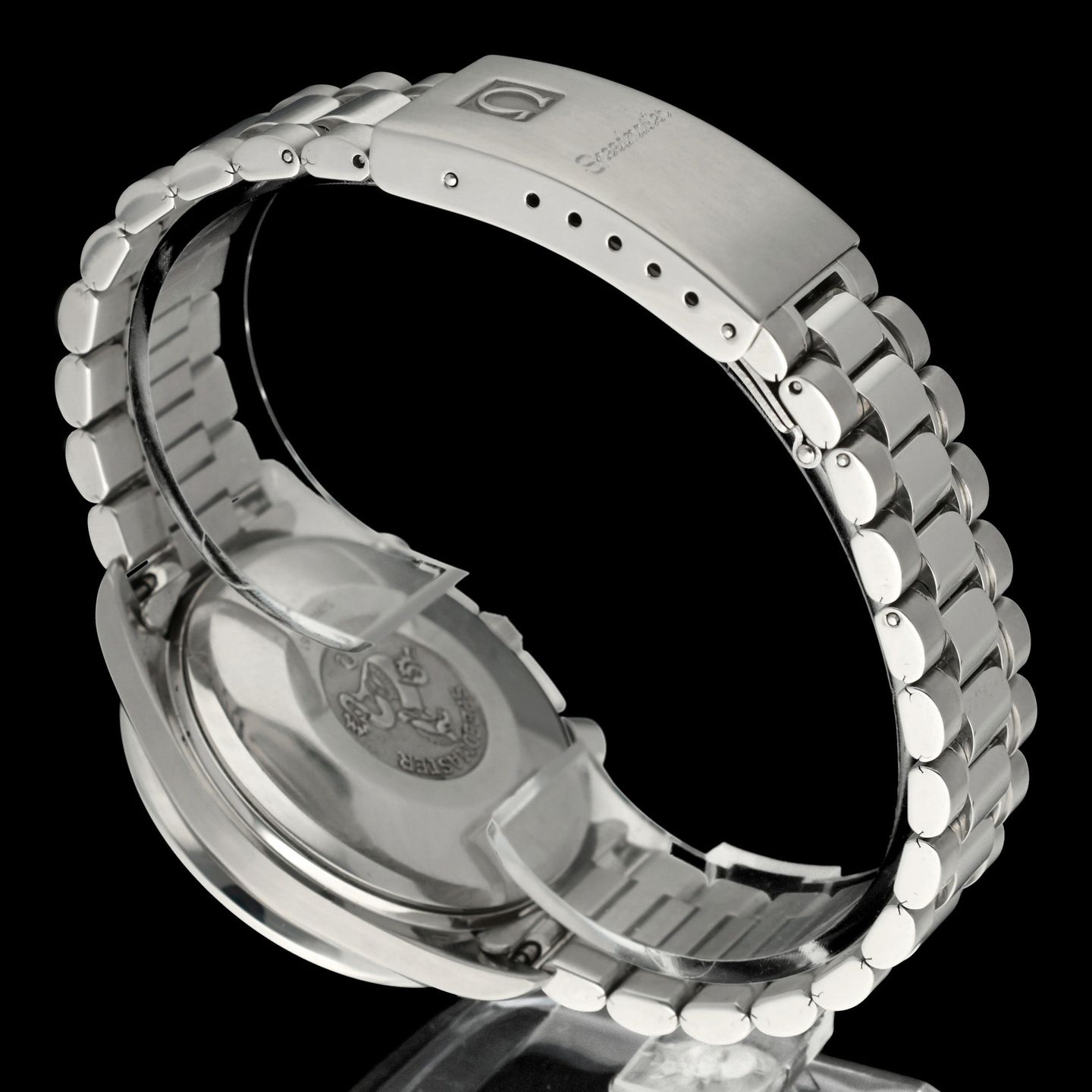 Omega Speedmaster Date 3511.80.00 (1996) - Blue dial 39 mm Steel case (8/8)