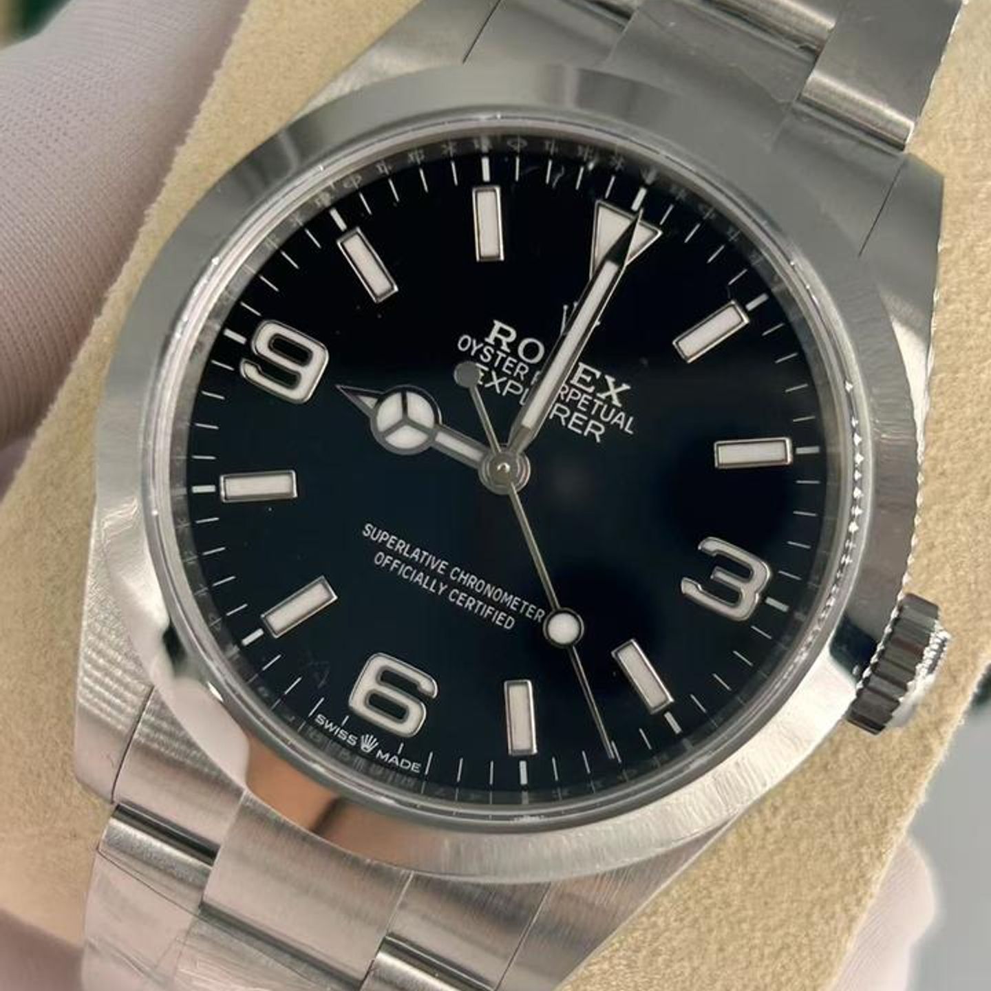 Rolex Explorer 224270 (2026) - Zwart wijzerplaat 40mm Staal (9/10)