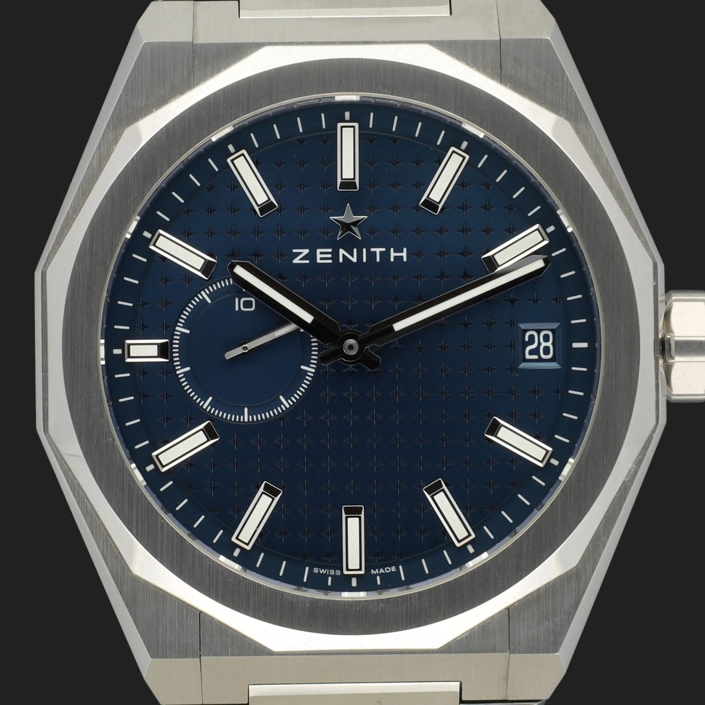 Zenith Defy Skyline 03.9300.3620/51.I001 (2022) - Blauw wijzerplaat 41mm Staal (3/8)