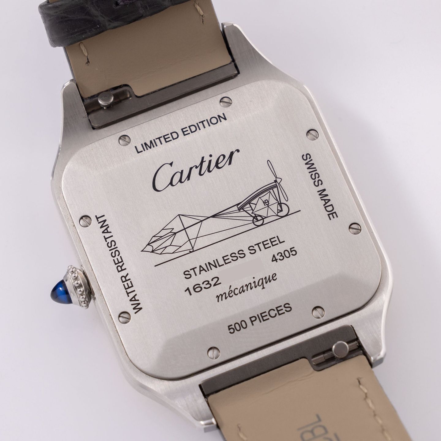 Cartier Santos Dumont W2SA0025 (Unknown (random serial)) - 47 mm Steel case (3/8)