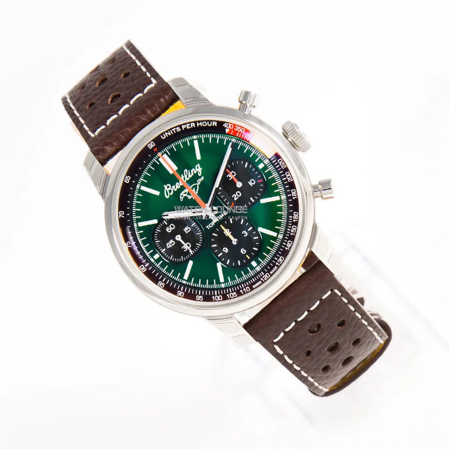 Breitling Top Time AB01762A1L1X1 (2025) - Green dial 41 mm Steel case (2/8)