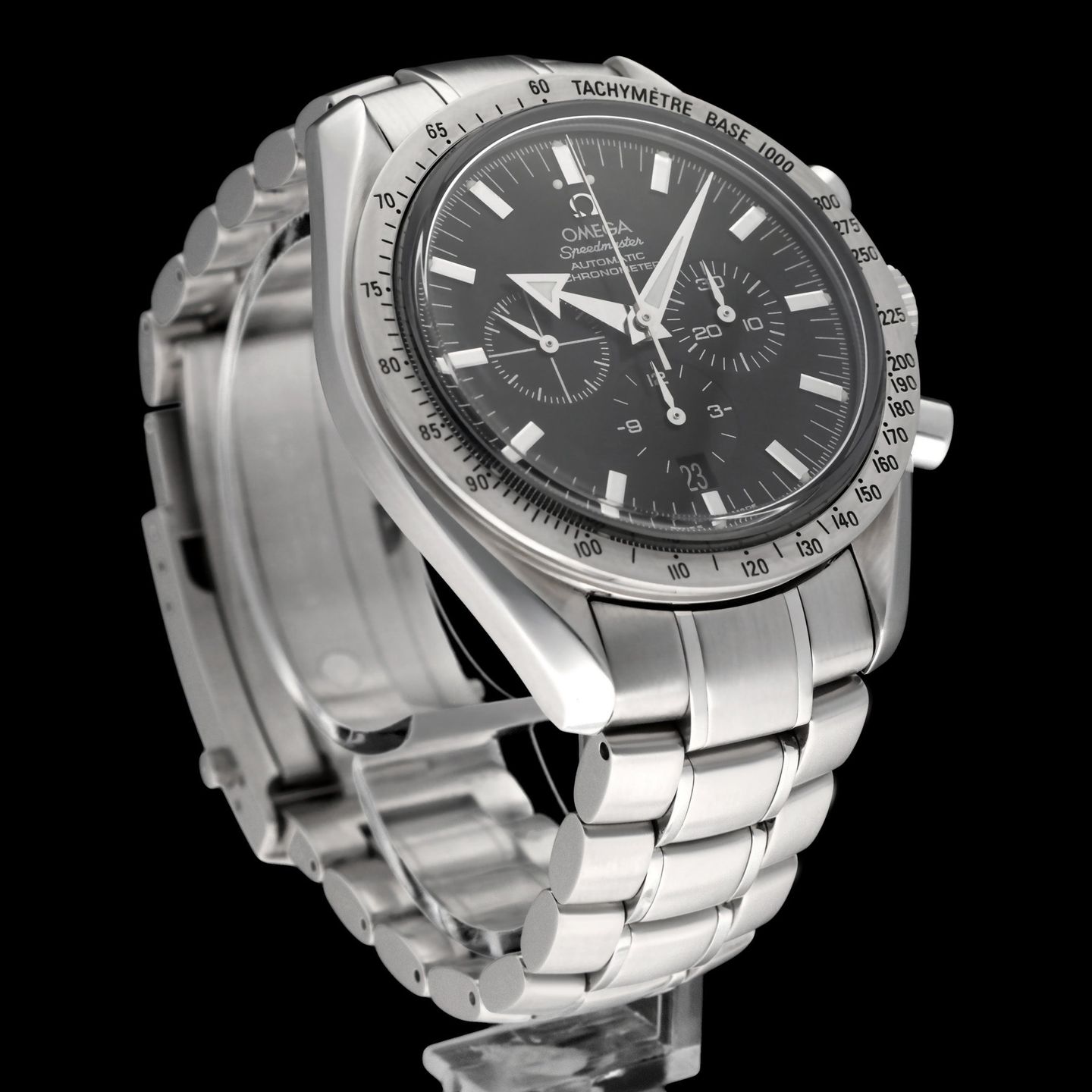 Omega Speedmaster Broad Arrow 3551.50.00 (2002) - Black dial 42 mm Steel case (6/8)