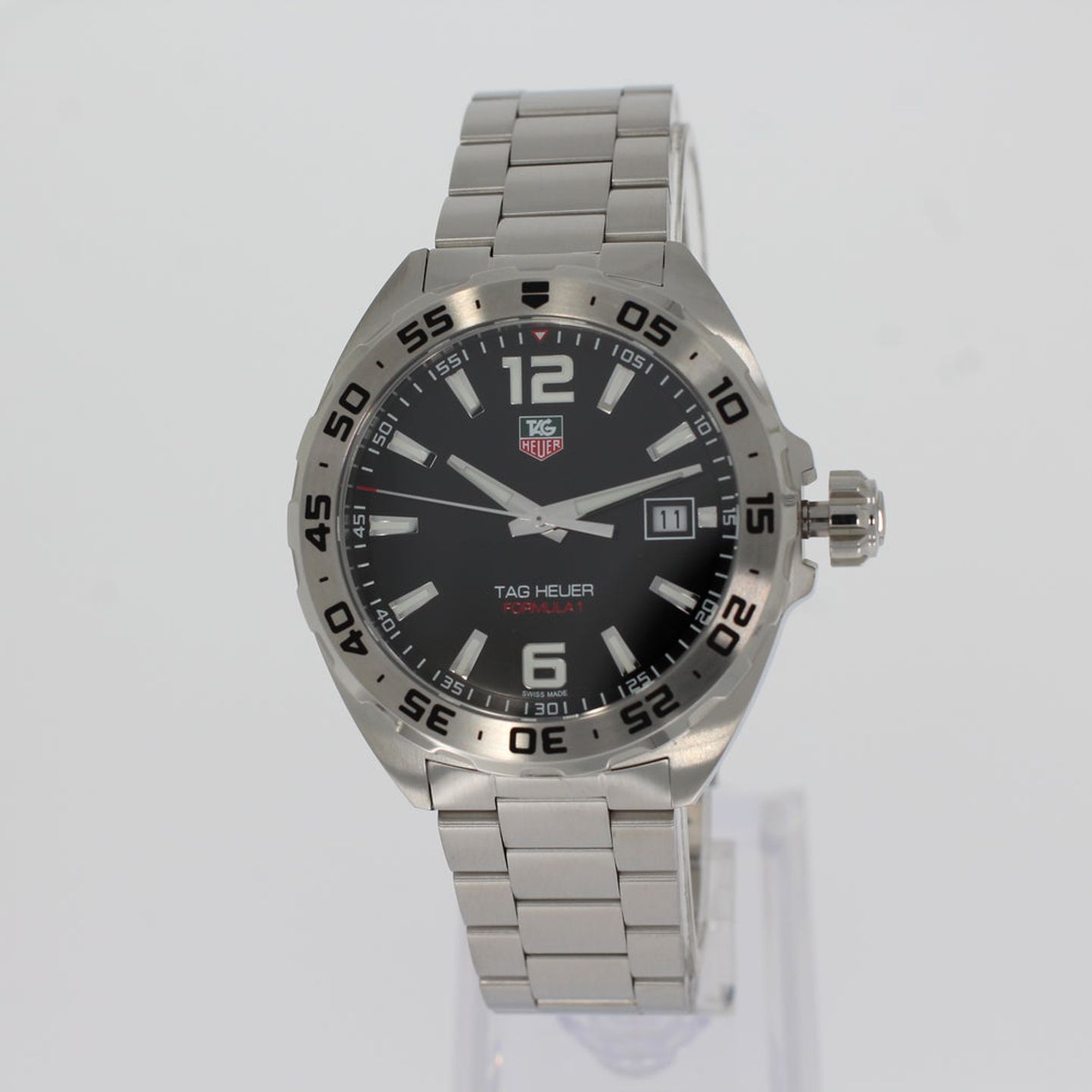 TAG Heuer Formula 1 Quartz WAZ1112.BA0875 (2024) - Zwart wijzerplaat 41mm Staal (1/5)