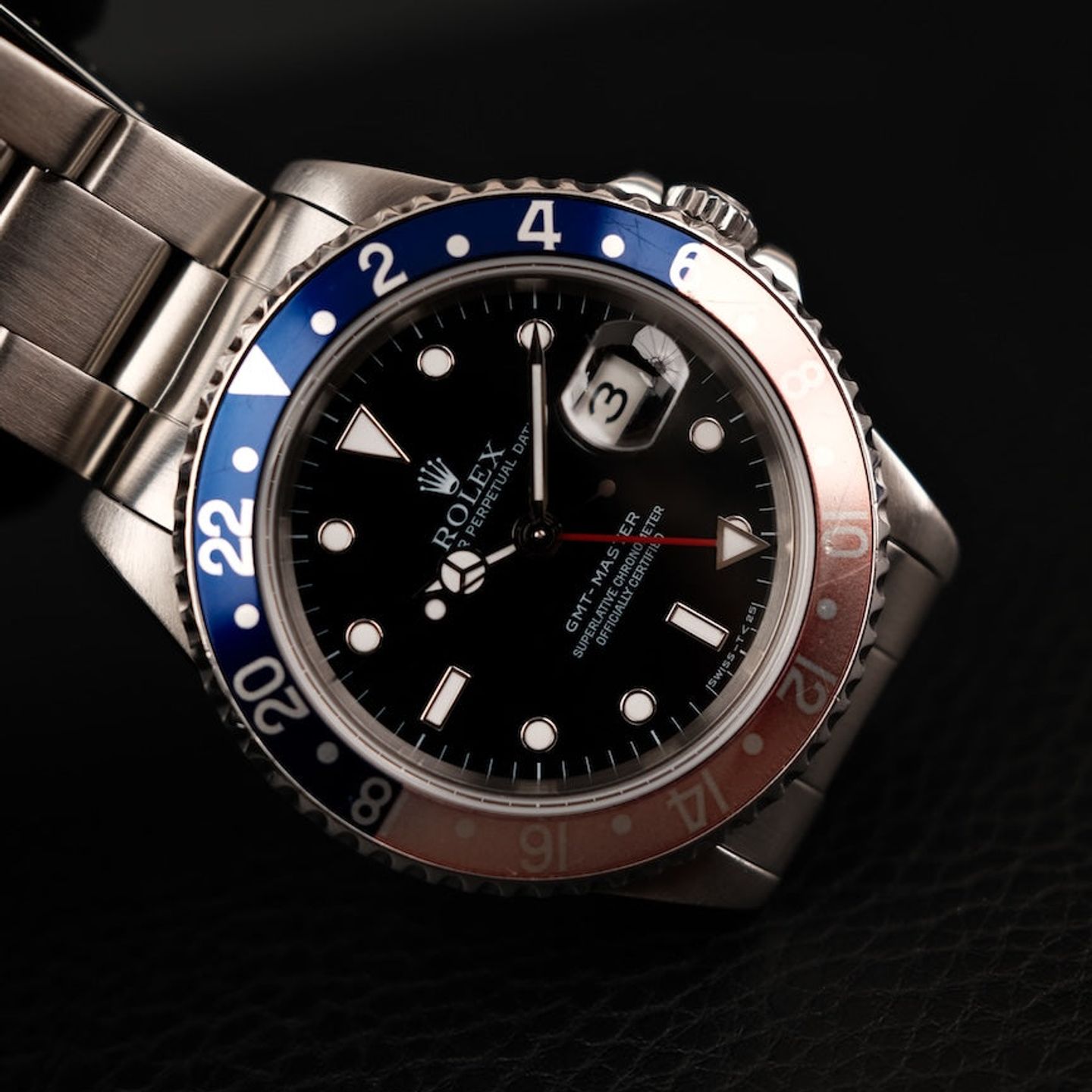 Rolex GMT-Master 16700 (1994) - Zwart wijzerplaat 40mm Staal (4/8)