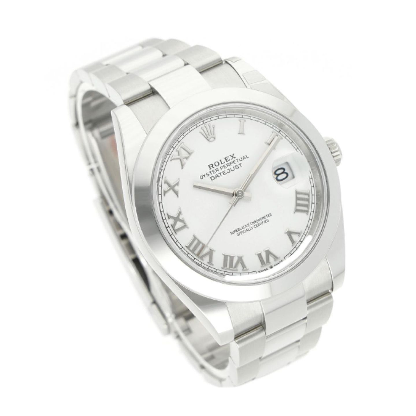 Rolex Datejust 41 126300 (2025) - Wit wijzerplaat 41mm Staal (3/5)