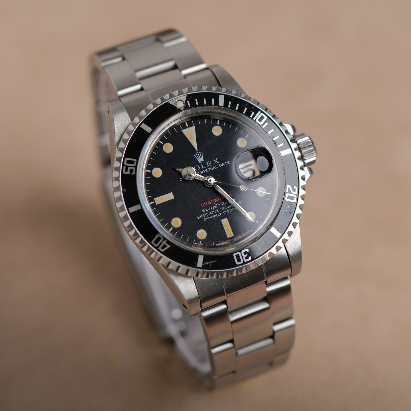 Rolex Submariner Date 1680 (1971) - Black dial 40 mm Steel case (7/8)