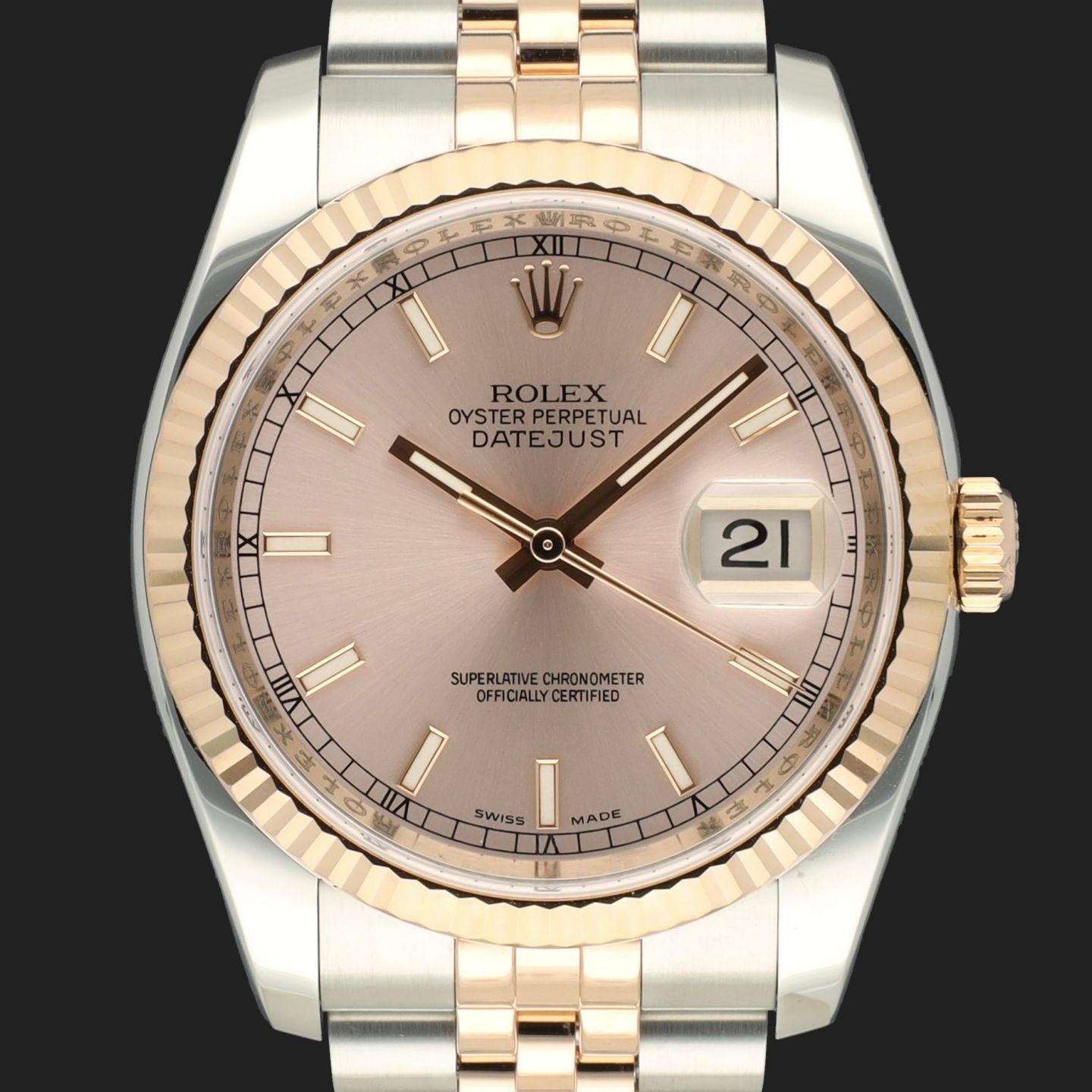 Rolex Datejust 36 116231 (2006) - 36mm Goud/Staal (3/7)
