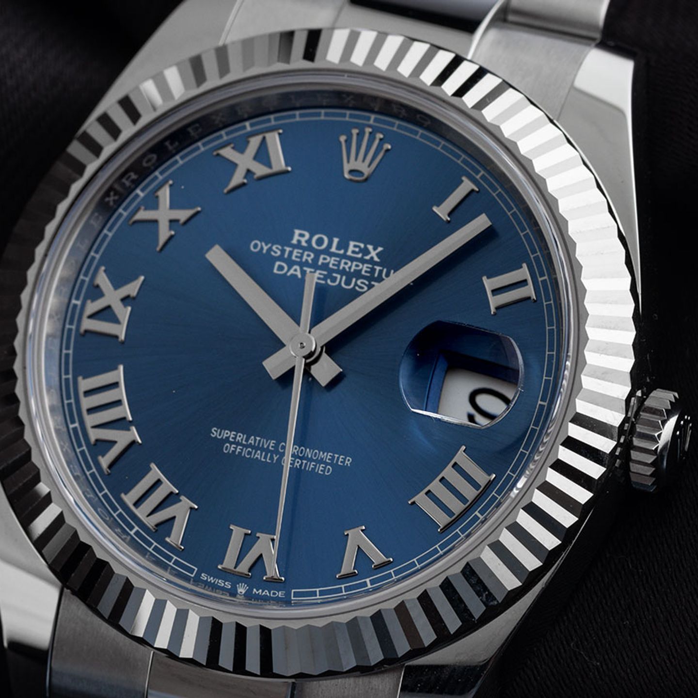 Rolex Datejust 41 126334 (2024) - Blue dial 41 mm Steel case (3/7)