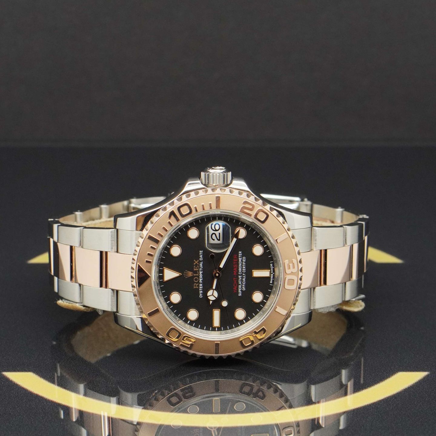 Rolex Yacht-Master 40 116621 (2017) - Black dial 40 mm Gold/Steel case (4/7)