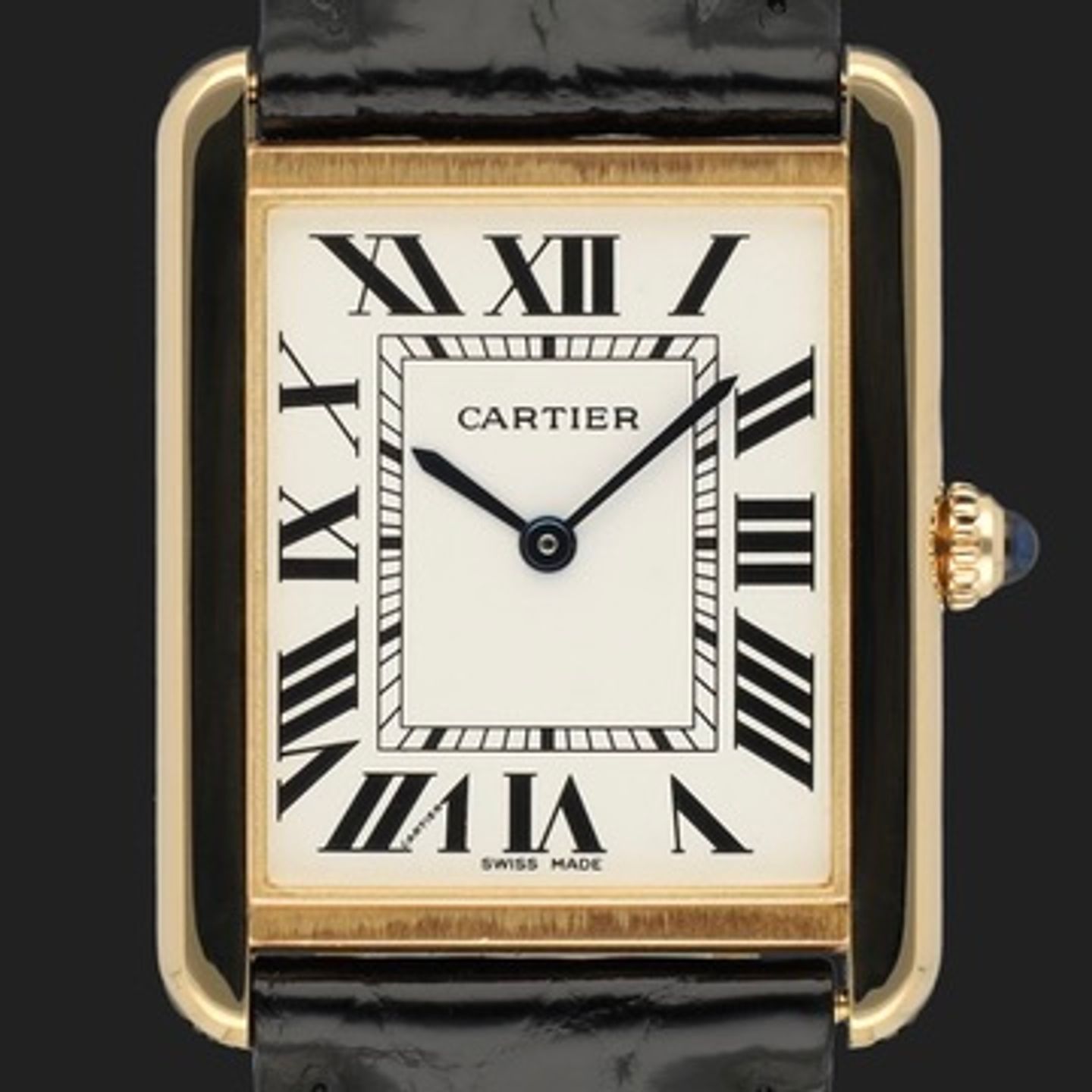 Cartier Tank Solo W5200004 (2020) - 35mm Geelgoud (3/8)