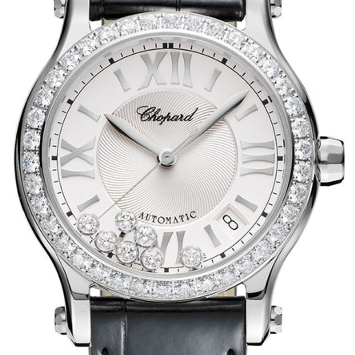 Chopard Happy Sport 278559-3003 (2026) - Zilver wijzerplaat 36mm Staal (1/1)