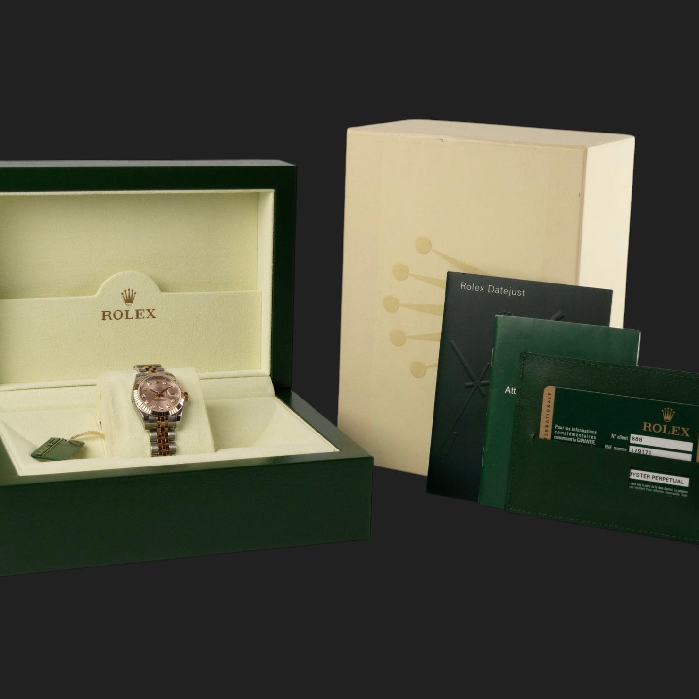 Rolex Lady-Datejust 179171 (2007) - 26mm Goud/Staal (8/8)