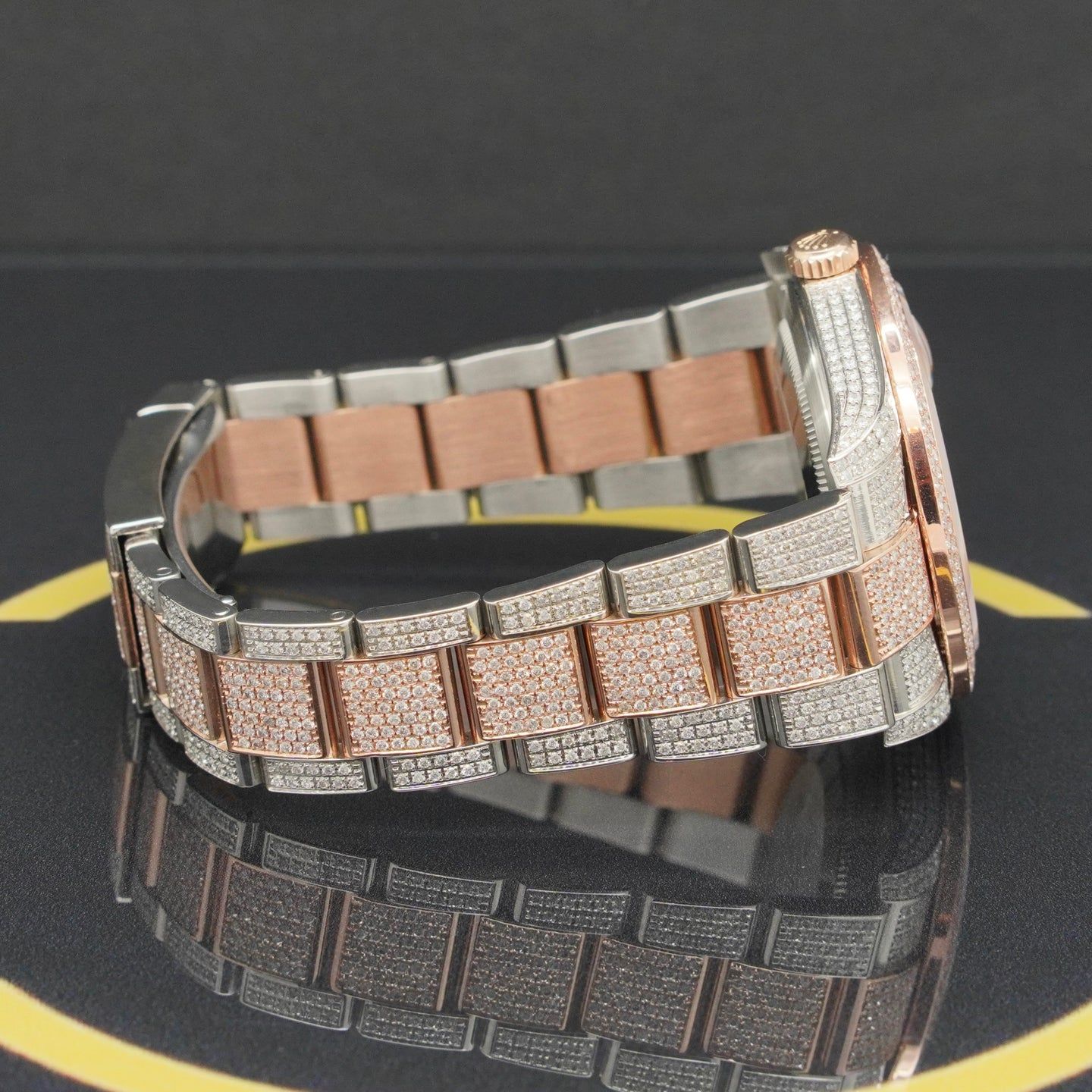 Rolex Datejust 41 126301 (2023) - Diamond dial 41 mm Gold/Steel case (6/7)