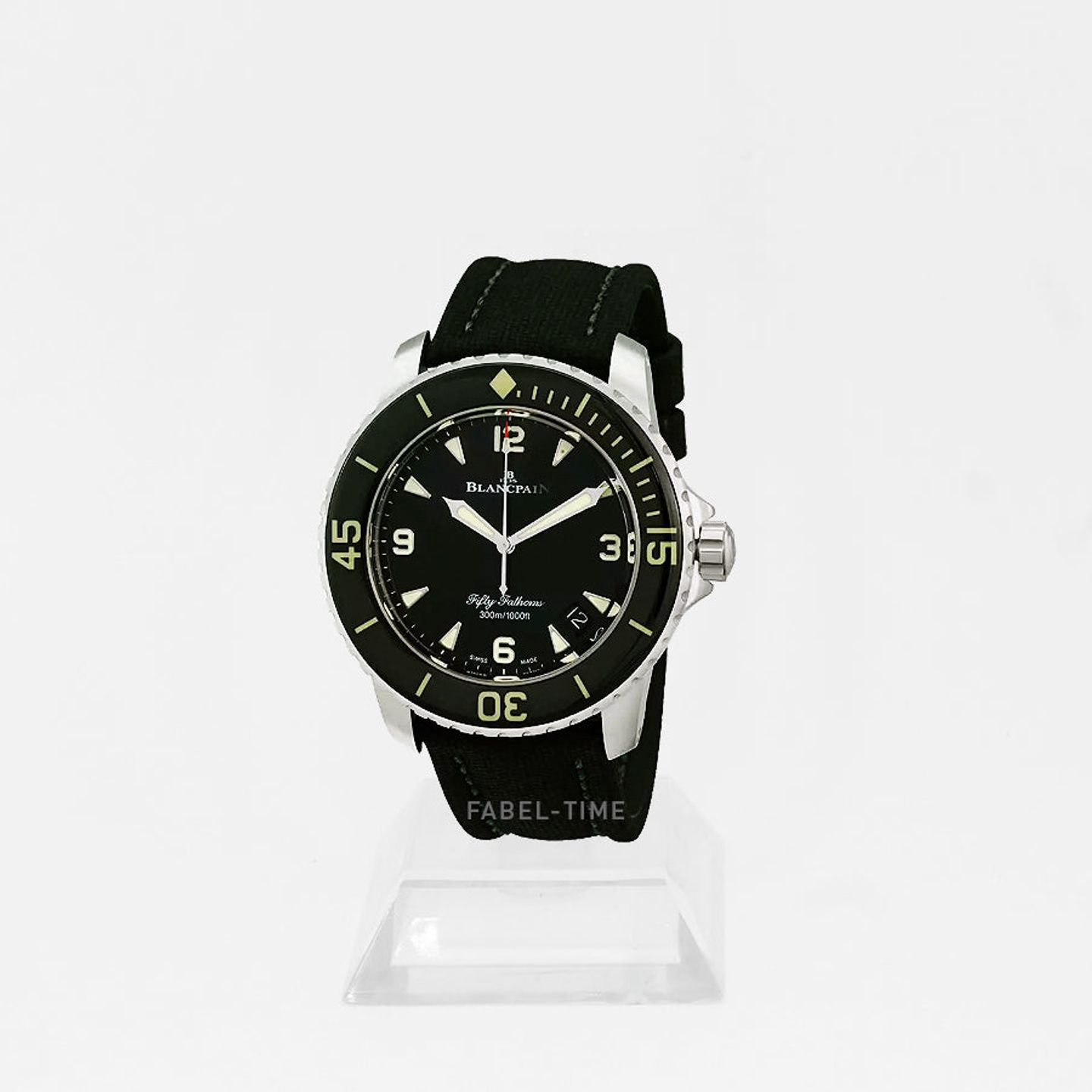 Blancpain Fifty Fathoms 5015-12B30-B52A (2025) - Zwart wijzerplaat 46mm Titanium (1/1)