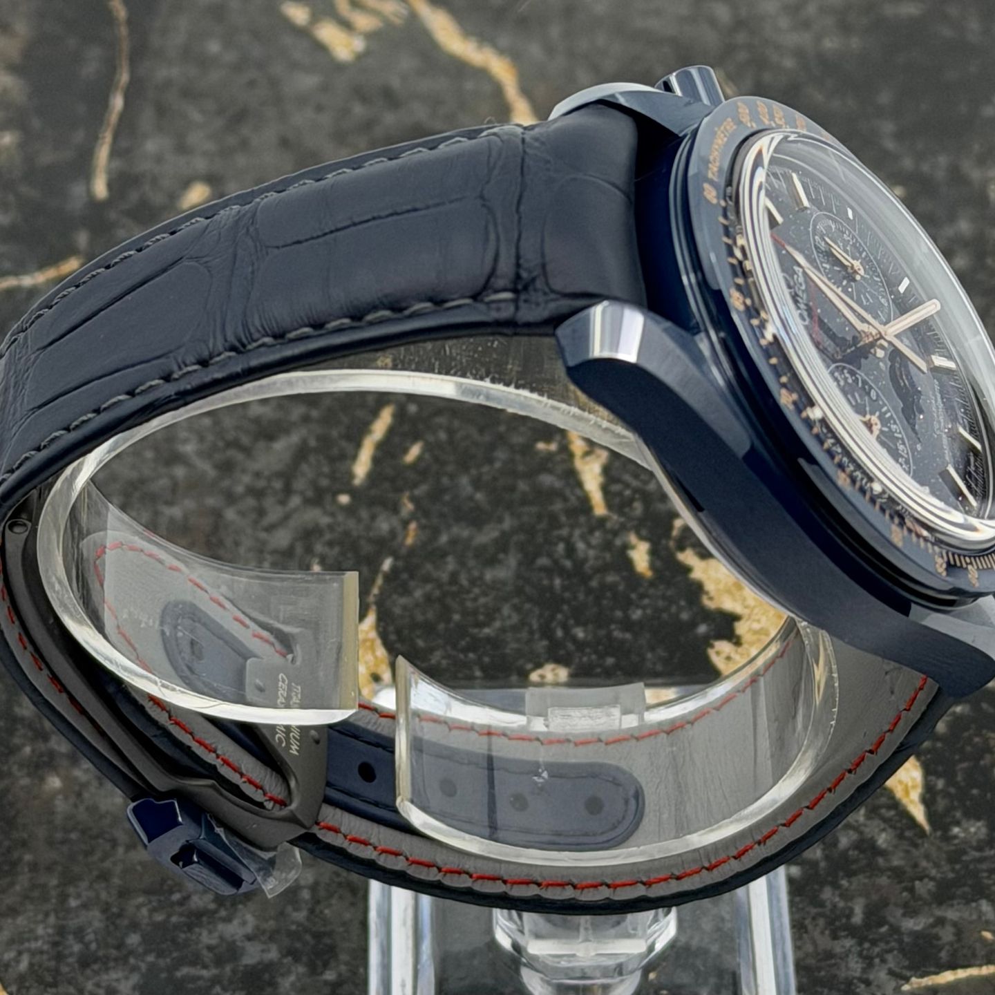 Omega Speedmaster Moonphase 304.93.44.52.03.002 (2026) - Blauw wijzerplaat 44mm Keramiek (6/8)