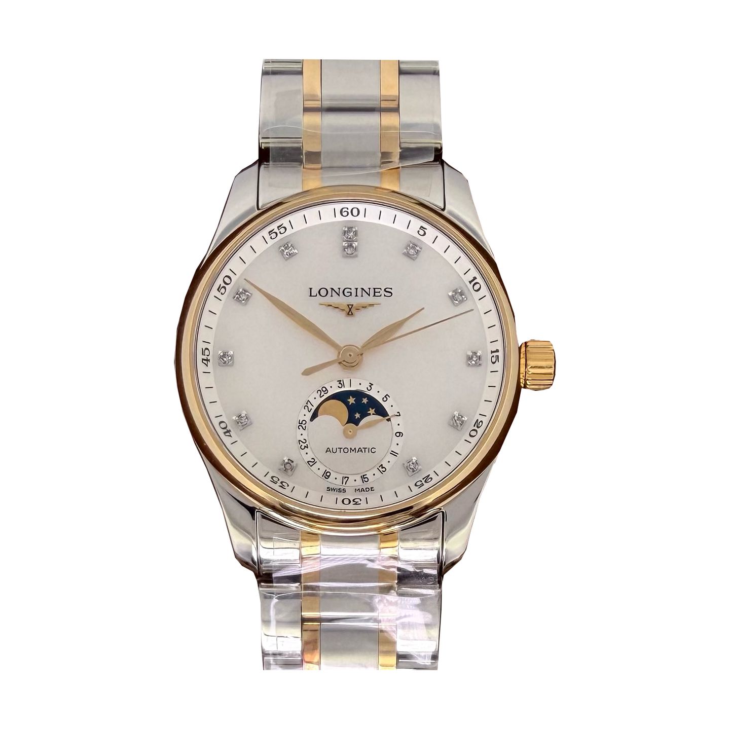 Longines Master Collection L2.409.5.87.7 (2025) - Parelmoer wijzerplaat 34mm Staal (1/1)