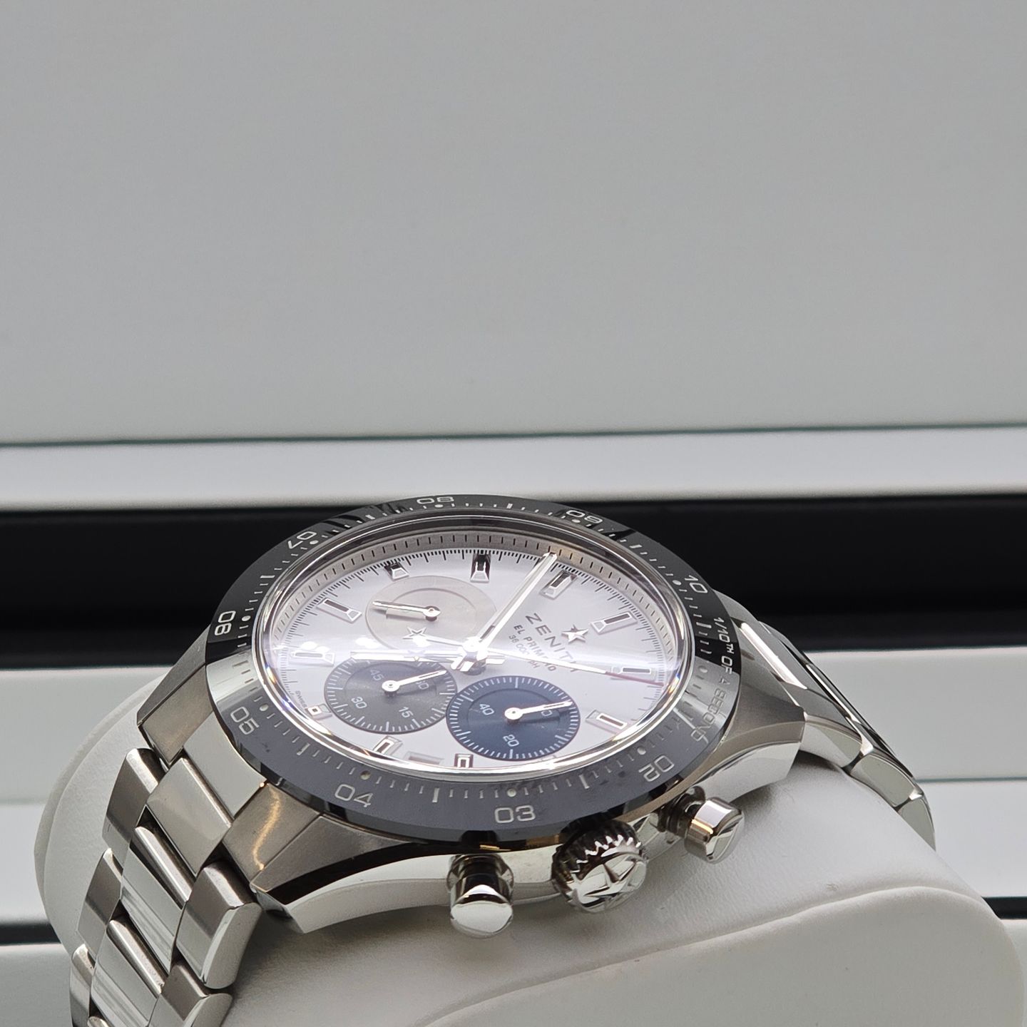 Zenith Chronomaster Sport 03.3100.3600/69.M3100 (Unknown (random serial)) - White dial 41 mm Steel case (6/7)