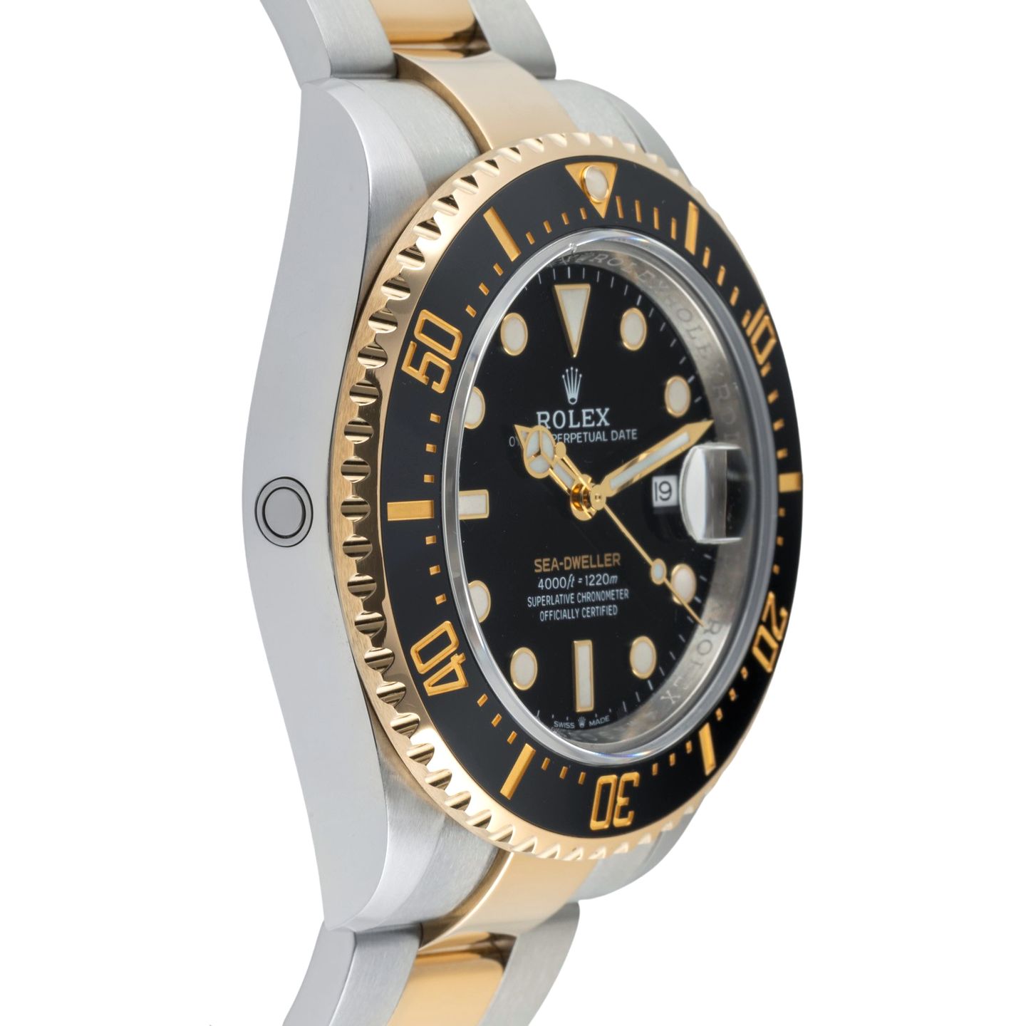 Rolex Sea-Dweller 126603 (Onbekend (willekeurig serienummer)) - Zwart wijzerplaat 43mm Goud/Staal (7/8)