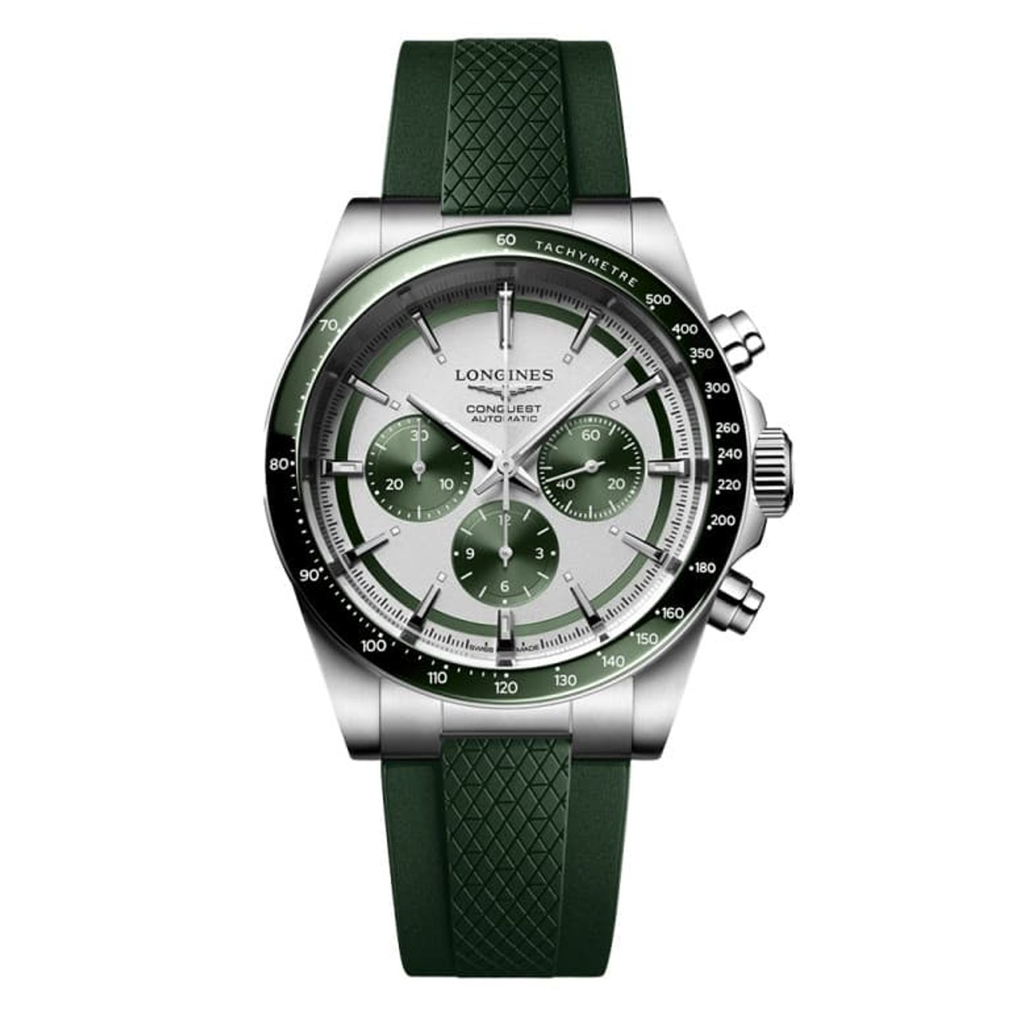 Longines Conquest L3.835.4.02.9 (2024) - Green dial 42 mm Steel case (1/1)