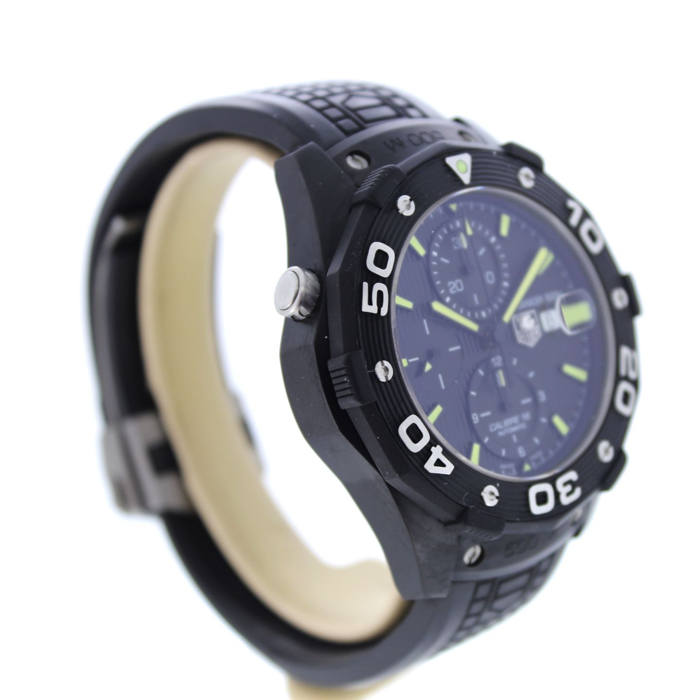 TAG Heuer Aquaracer 500M CAJ2180.FT6023 (2012) - Black dial 44 mm Titanium case (6/7)
