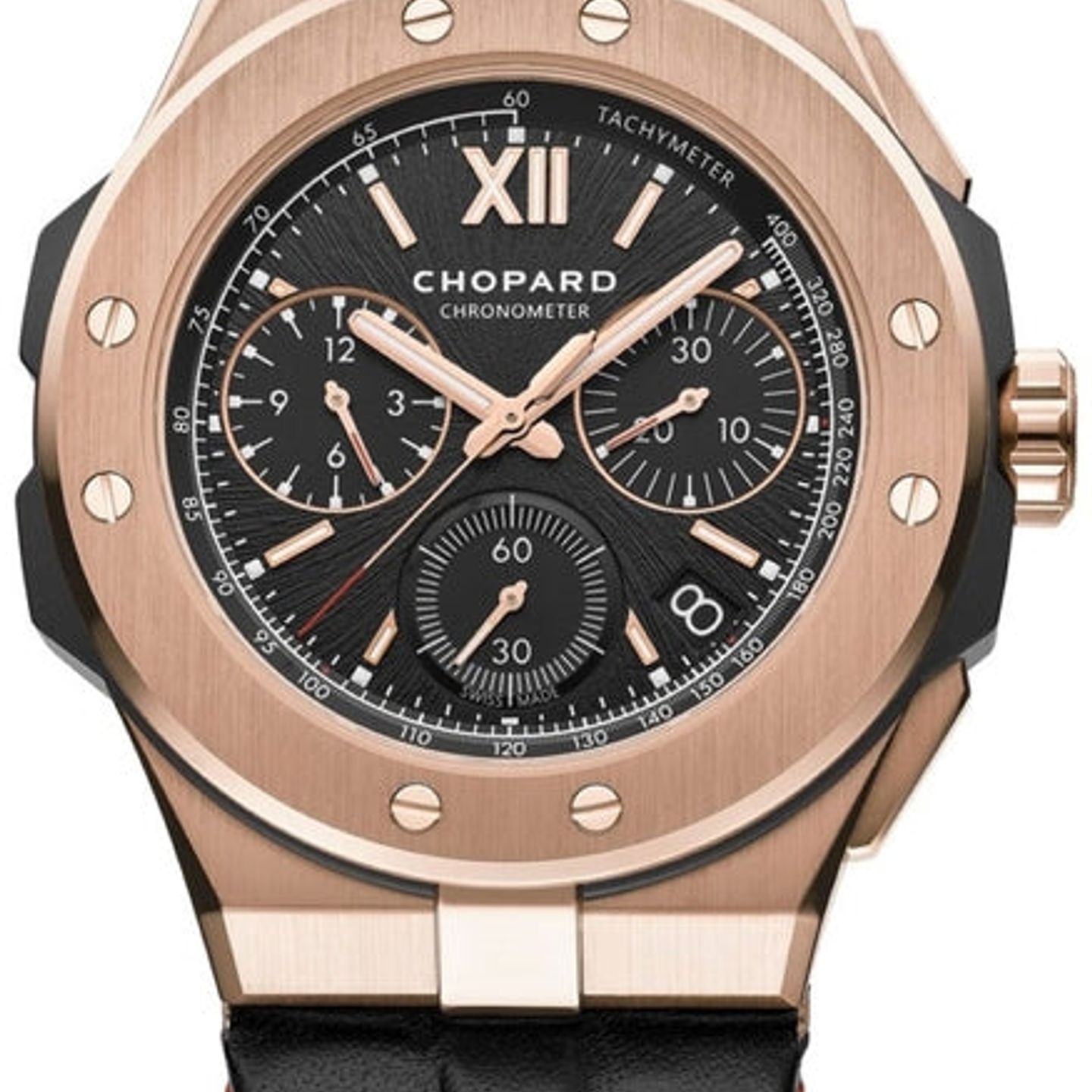 Chopard Alpine Eagle 295387-9001 (2026) - Black dial 44 mm Rose Gold case (1/1)