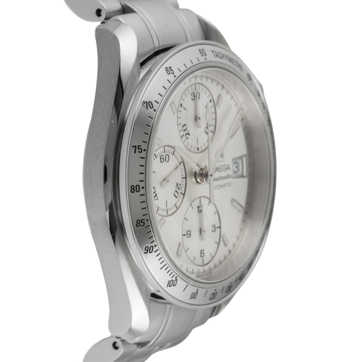 Omega Speedmaster Date 3513.30.00 (1999) - Zilver wijzerplaat 39mm Staal (7/8)