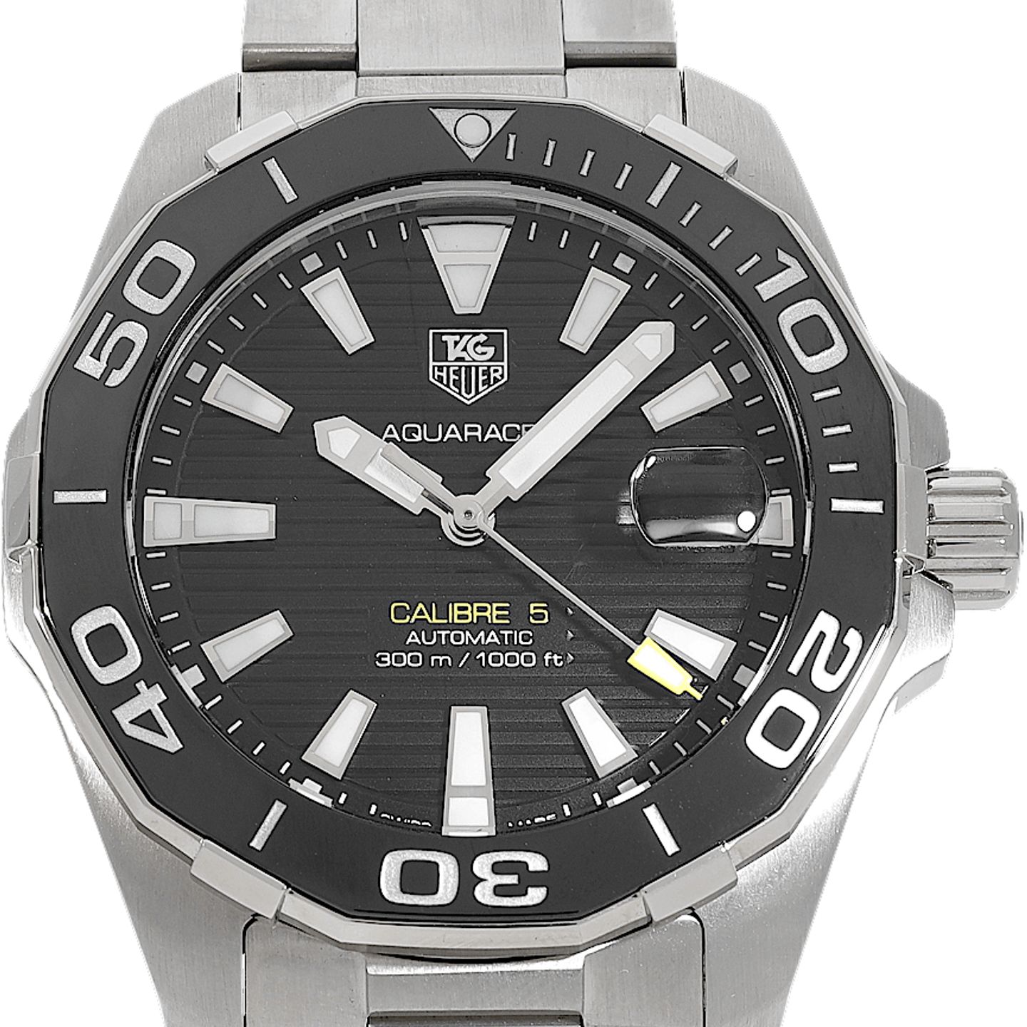 TAG Heuer Aquaracer 300M WAY211A.BA0928 (2021) - Black dial 41 mm Steel case (1/5)