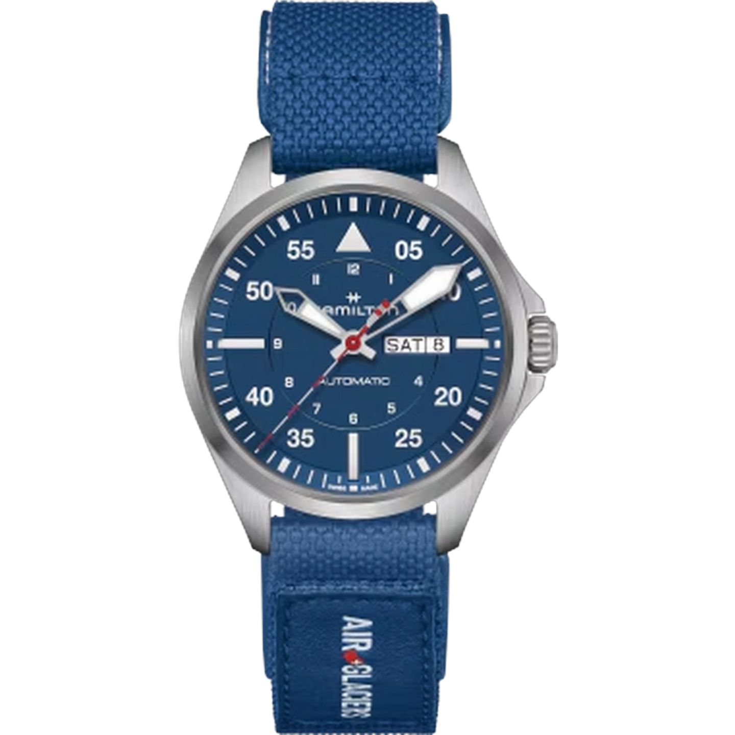 Hamilton Khaki Pilot Day Date H64655941 (2026) - Blue dial 42 mm Titanium case (1/1)