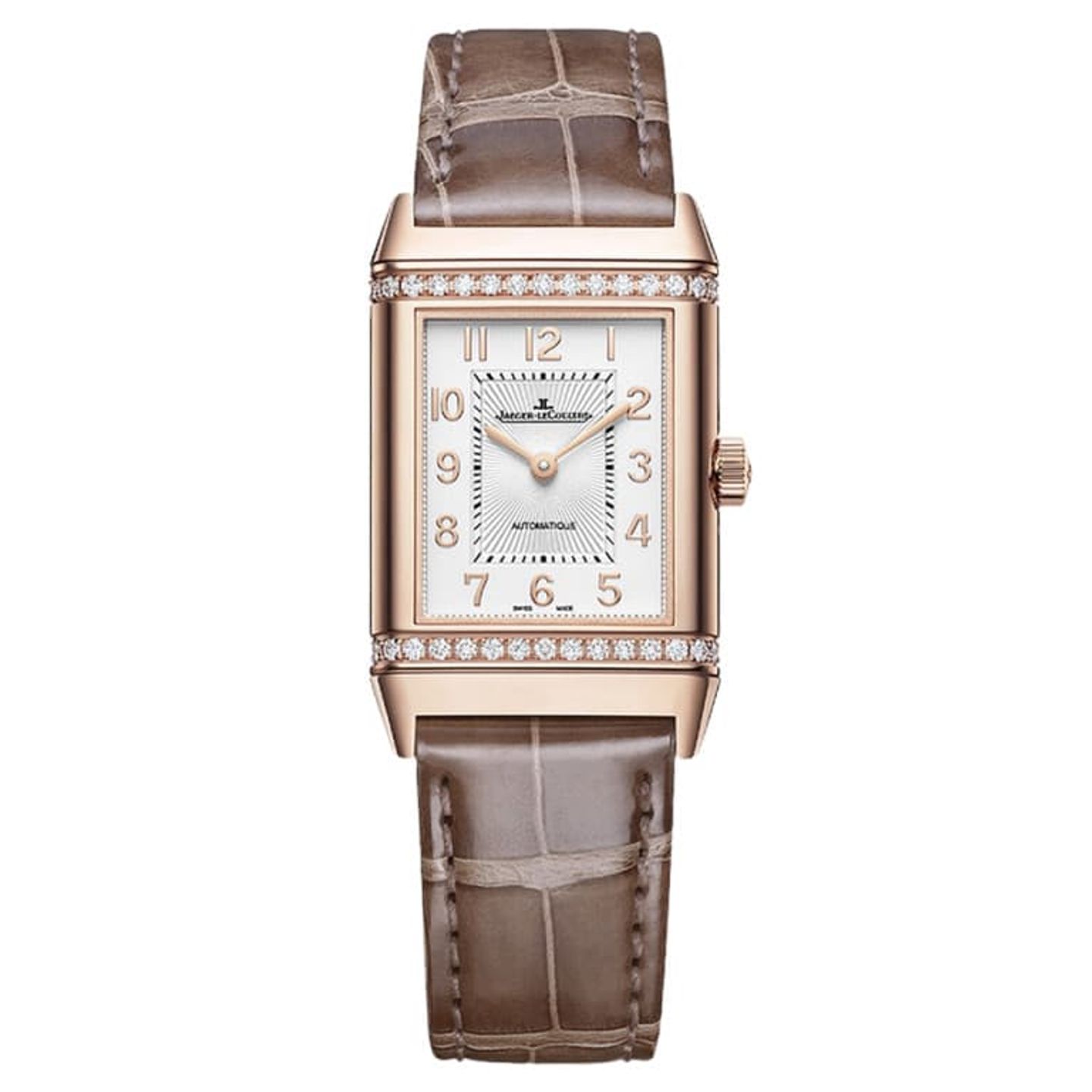 Jaeger-LeCoultre Reverso Classic Medium Duetto Q2572570 (2024) - Wit wijzerplaat 24mm Roségoud (1/1)