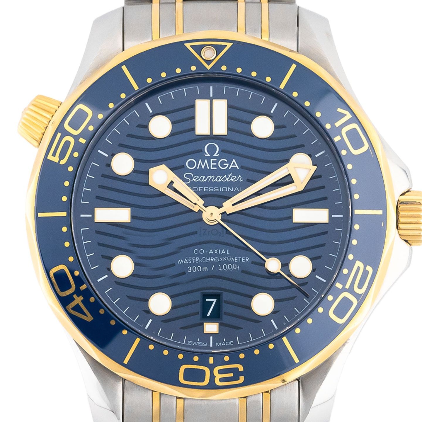 Omega Seamaster Diver 300 M 210.20.42.20.03.001 (2020) - Blue dial 42 mm Steel case (2/6)