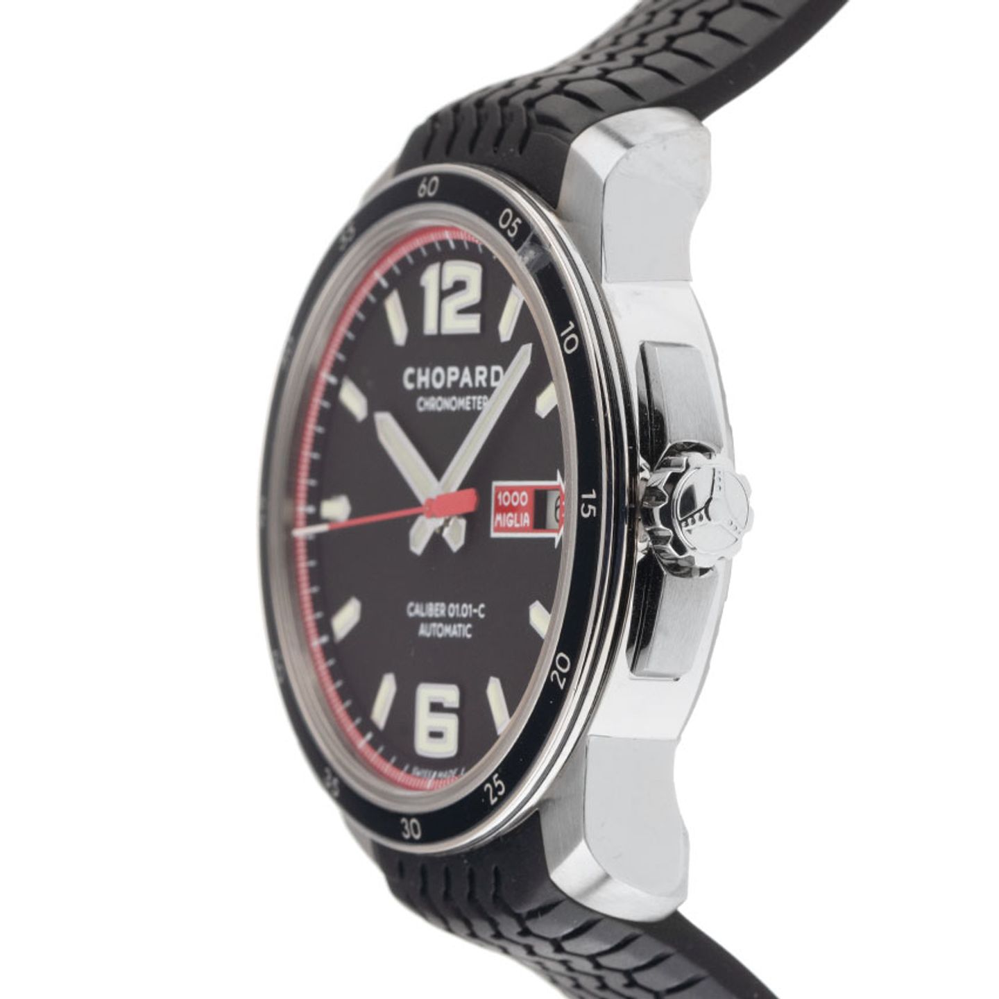 Chopard Mille Miglia 168565-3001 (2024) - Zwart wijzerplaat 43mm Staal (4/7)