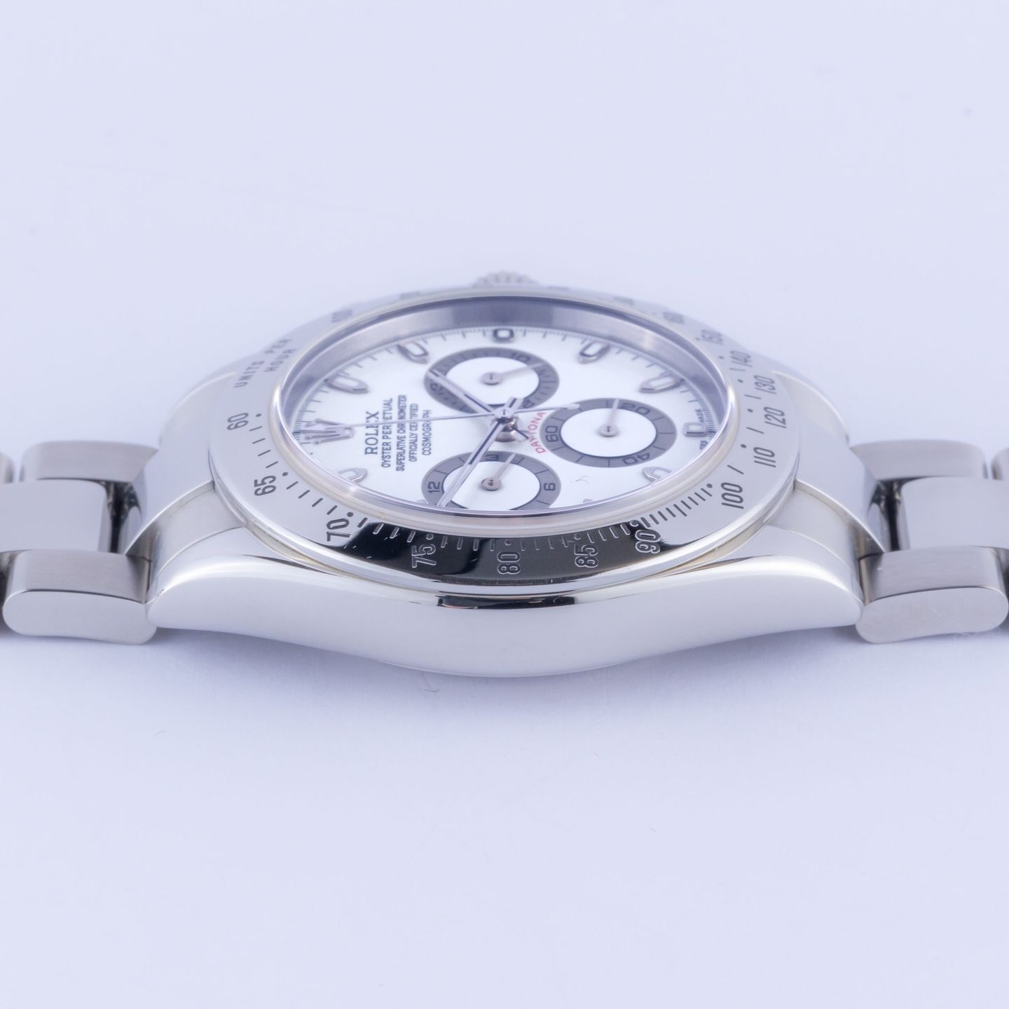 Rolex Daytona 116520 (2003) - White dial 40 mm Steel case (5/8)