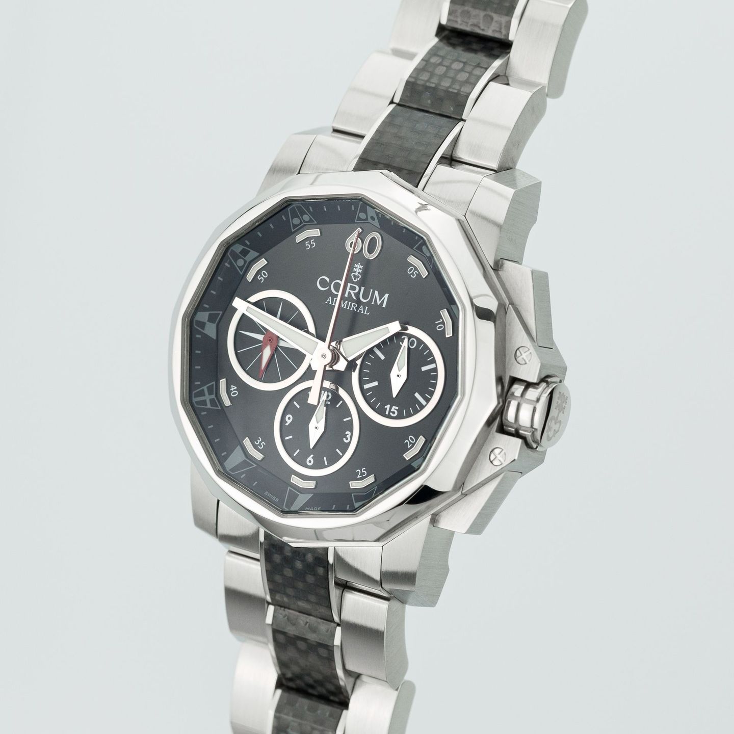 Corum Admiral's Cup AC-One A116/04001 (Unknown (random serial)) - Black dial 46 mm Steel case (2/4)