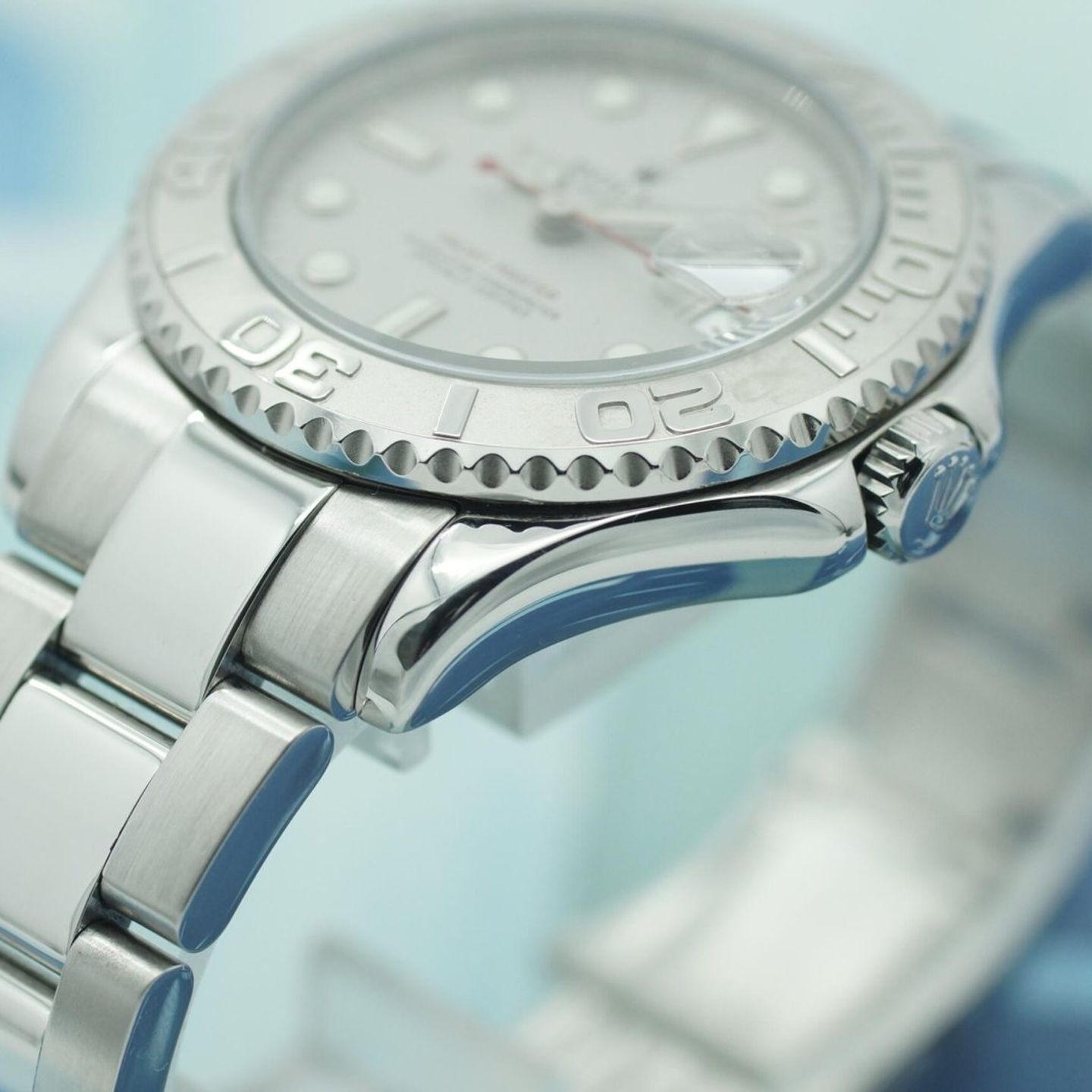 Rolex Yacht-Master 168622 (2007) - Zilver wijzerplaat 35mm Staal (6/8)