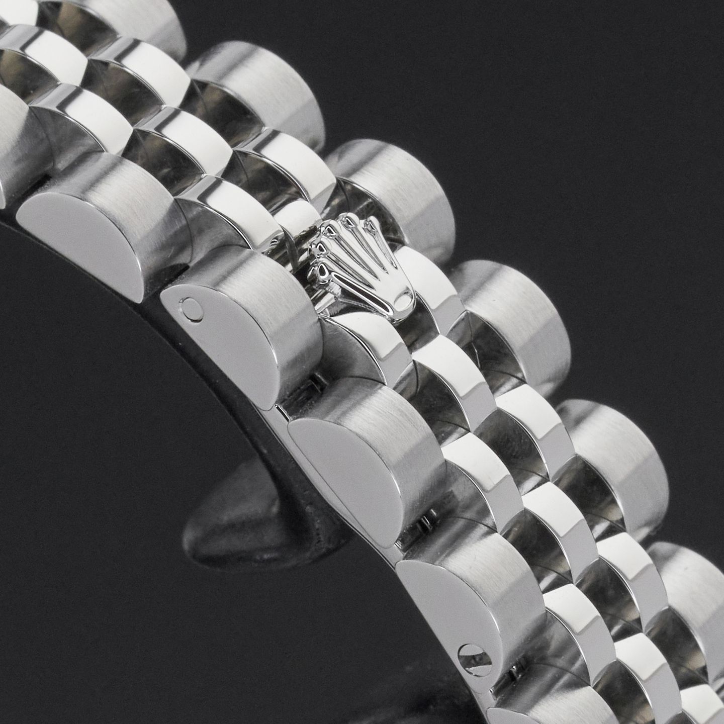 Rolex Lady-Datejust 179174 (2006) - Black dial 26 mm Steel case (8/8)