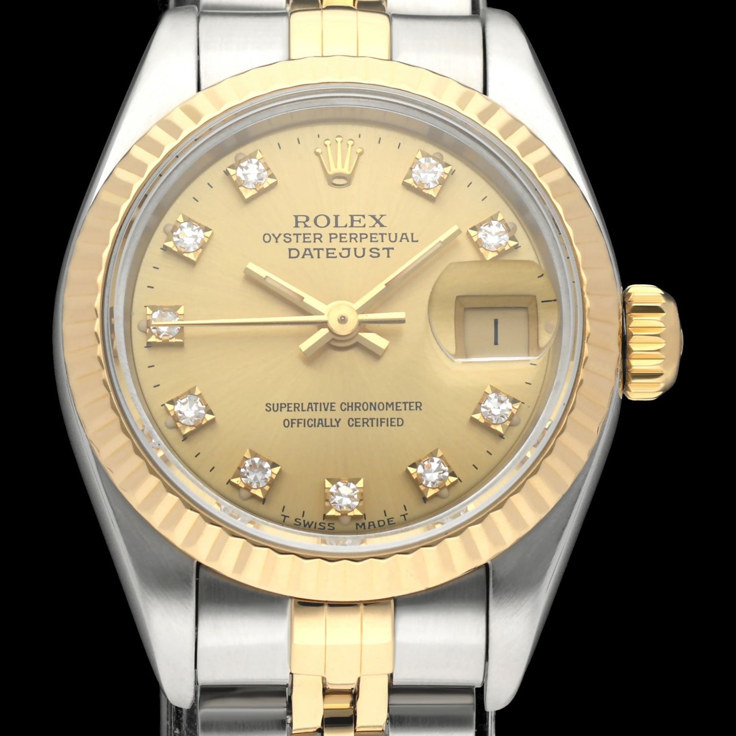 Rolex Lady-Datejust 69173G (1993) - 26 mm Gold/Steel case (1/7)