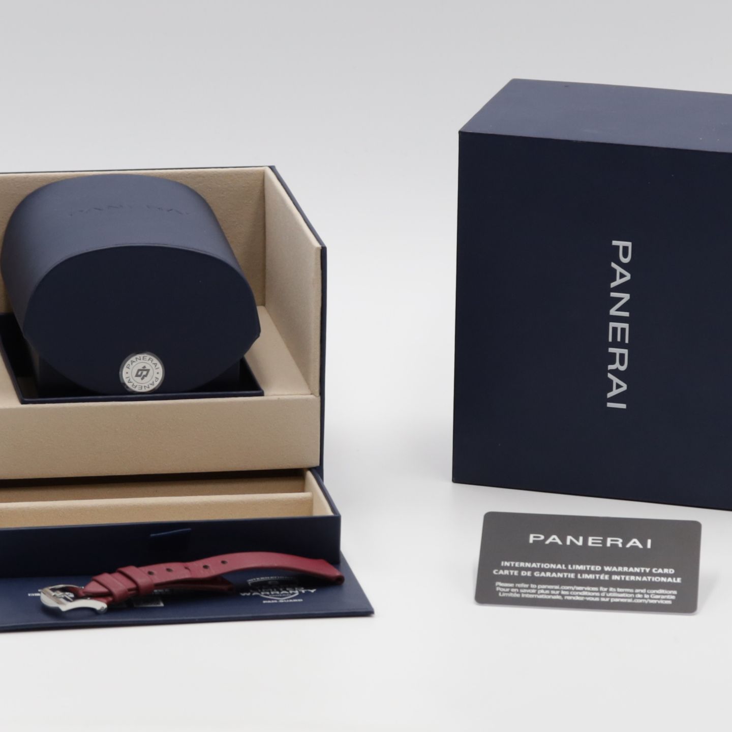 Panerai Luminor Due PAM01319 (Unknown (random serial)) - Pink dial 38 mm Steel case (8/8)