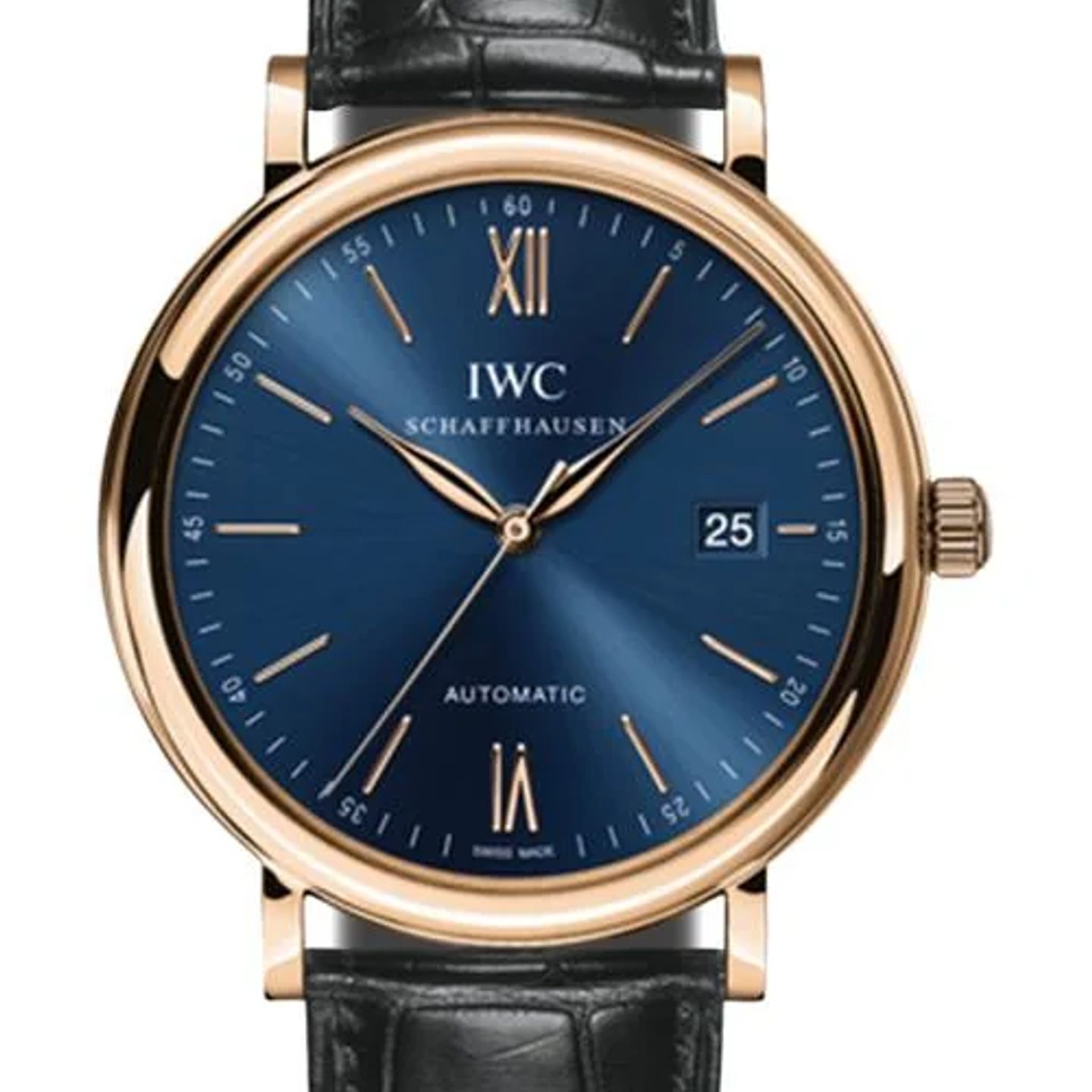 IWC Portofino Automatic IW356522 (2026) - Blauw wijzerplaat 40mm Roodgoud (1/1)