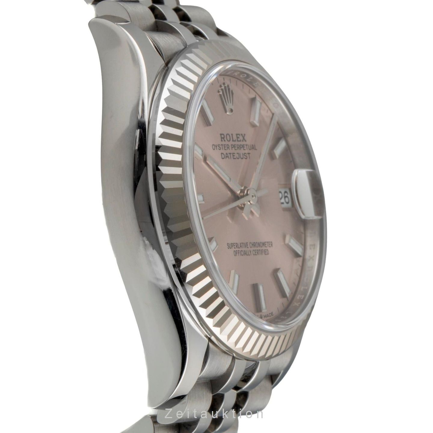 Rolex Datejust 31 278274 (Unknown (random serial)) - Pink dial 31 mm Steel case (6/8)
