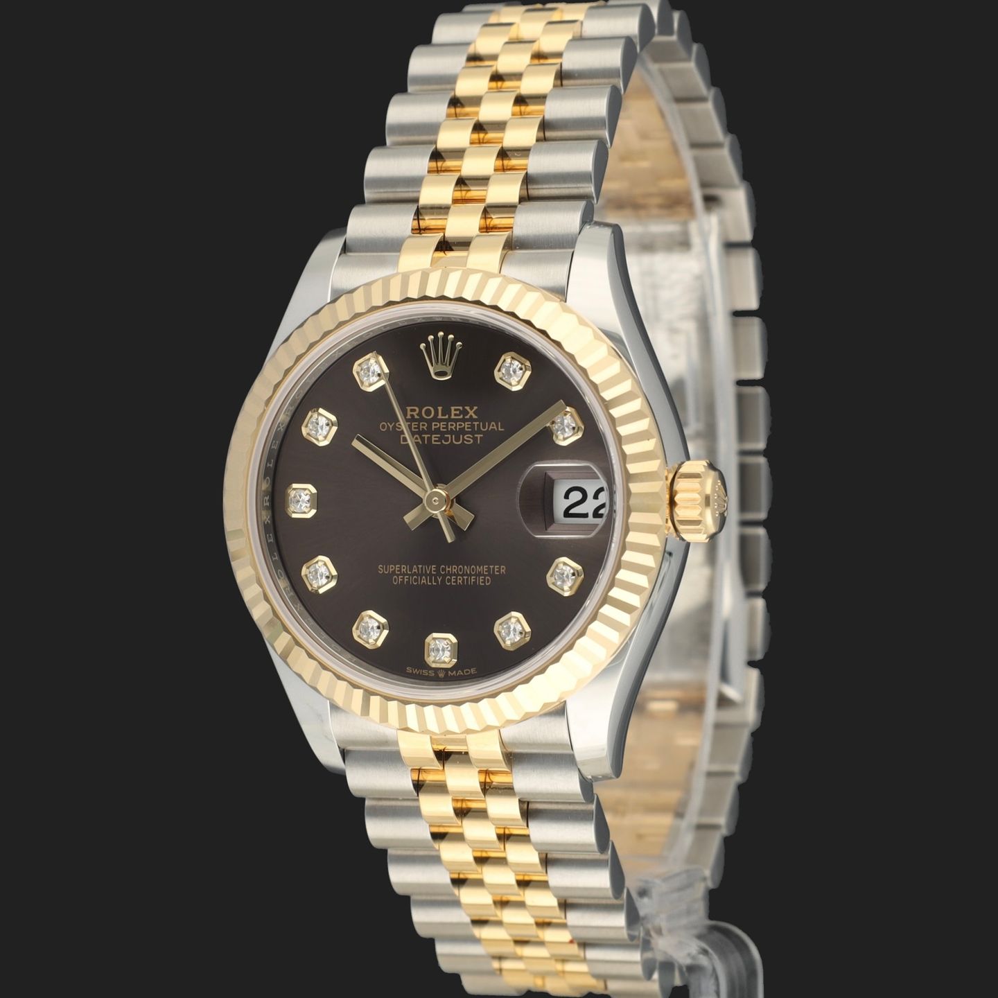Rolex Datejust 31 278273 (2024) - 31 mm Gold/Steel case (1/8)
