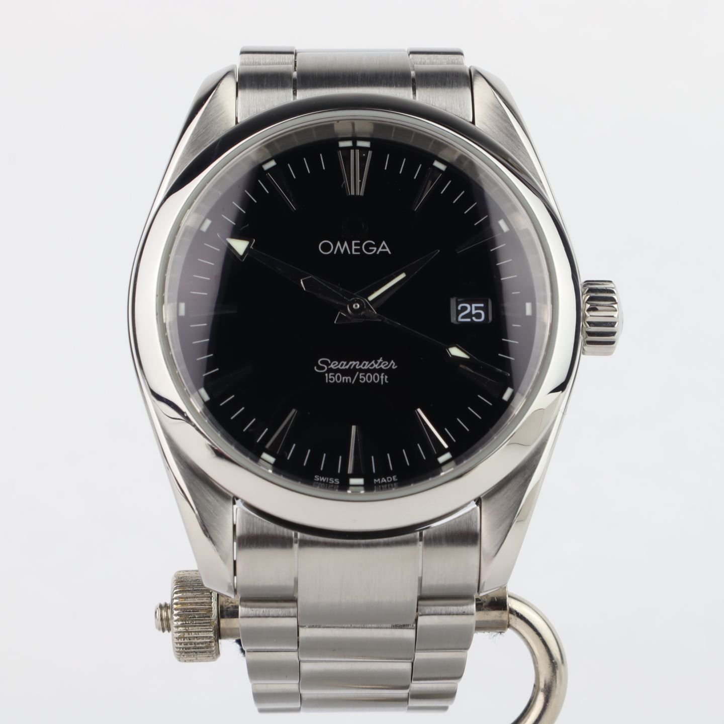 Omega Seamaster Aqua Terra 2518.50 (2002) - Black dial 36 mm Steel case (2/8)